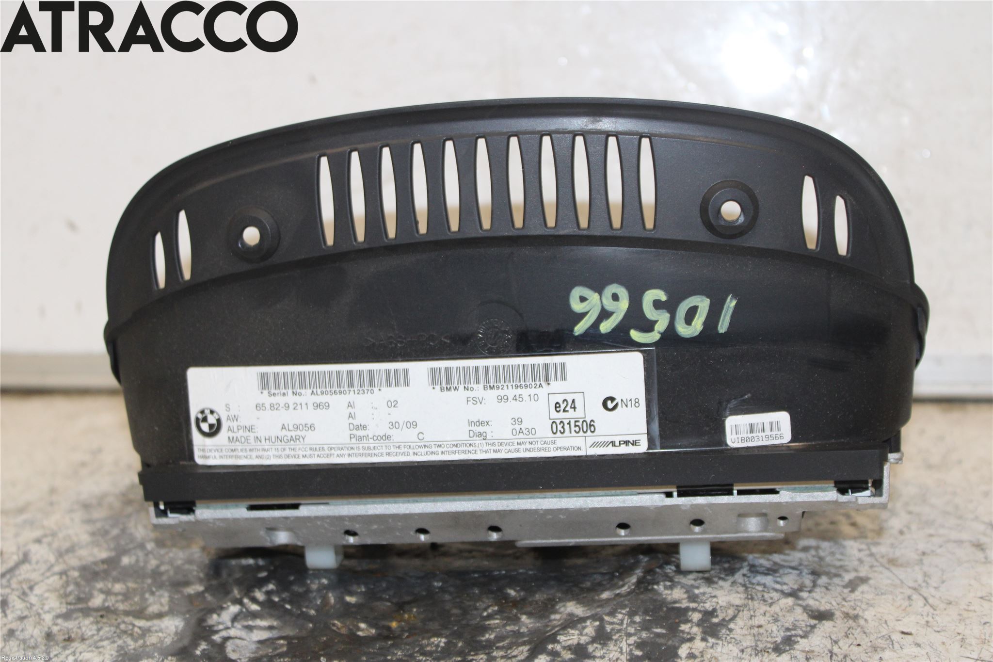 BMW 3 E90/91 SED/TOU 05-12 Kjørecomputer