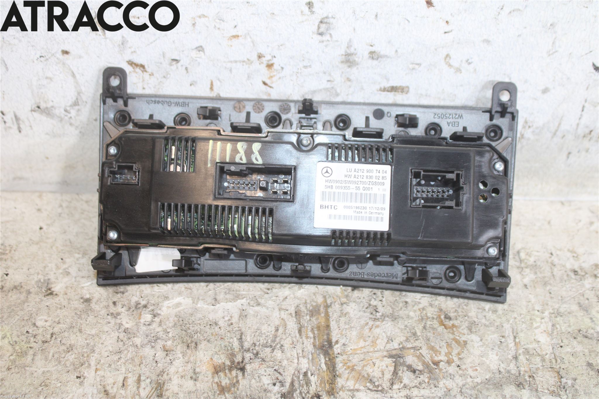 Mercedes-Benz MB E-KLASS (W212) 09-16 Varme Ac Betjening-Display