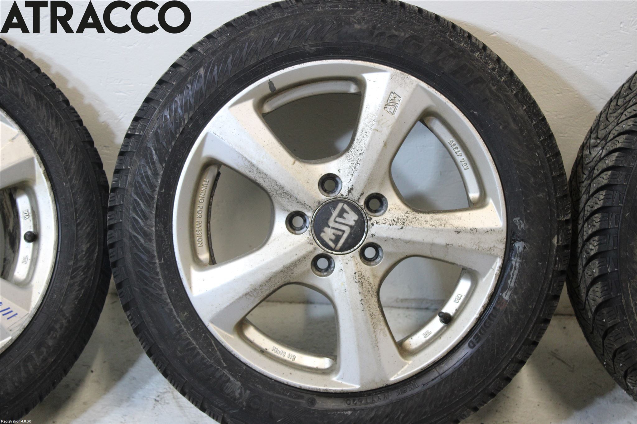 Volkswagen VW GOLF V 04-09 Dekk Vinter På Alu Felg 4Stk