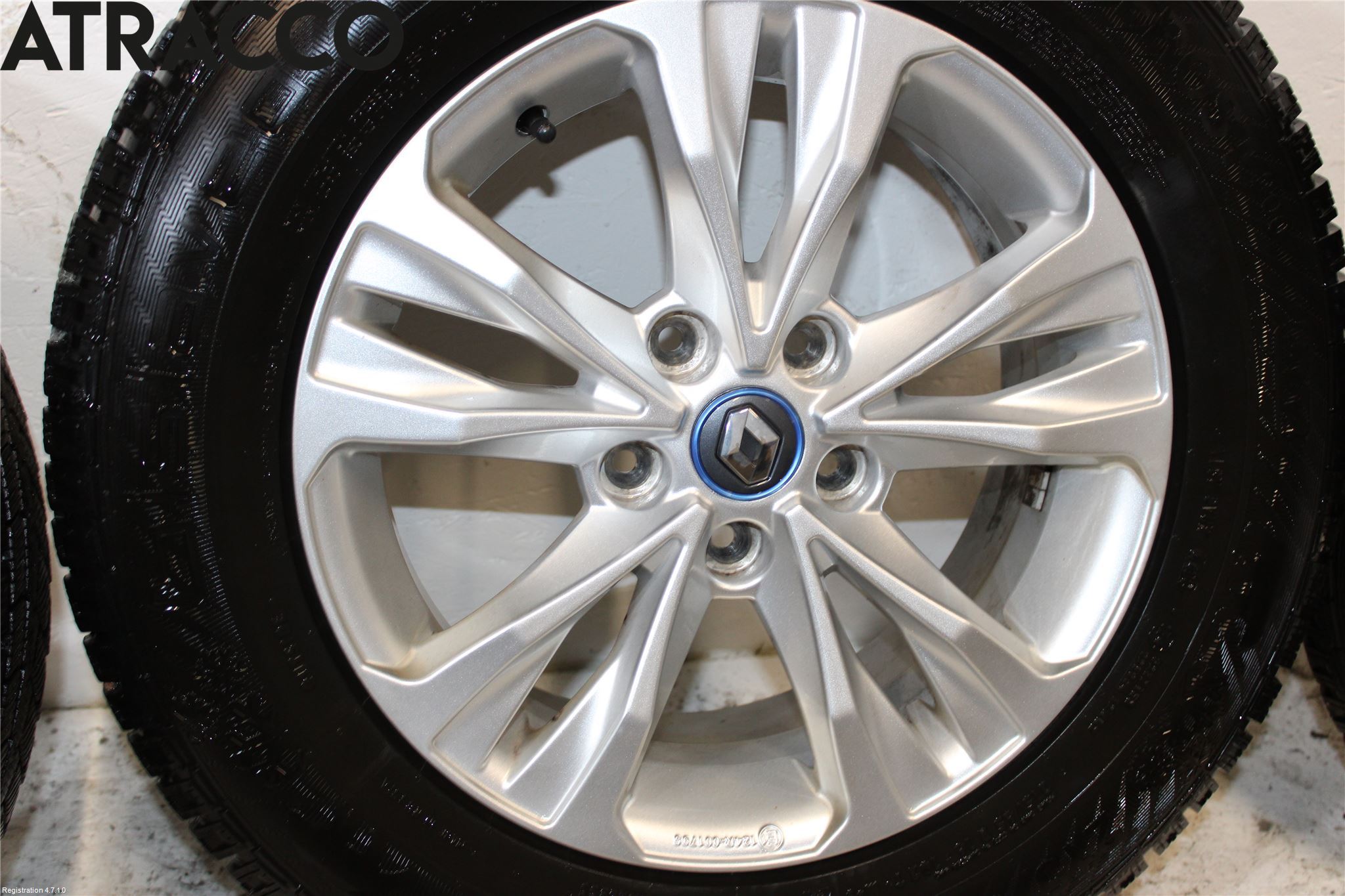 Renault CAPTUR 20-24 Dekk Vinter På Alu Felg 4Stk
