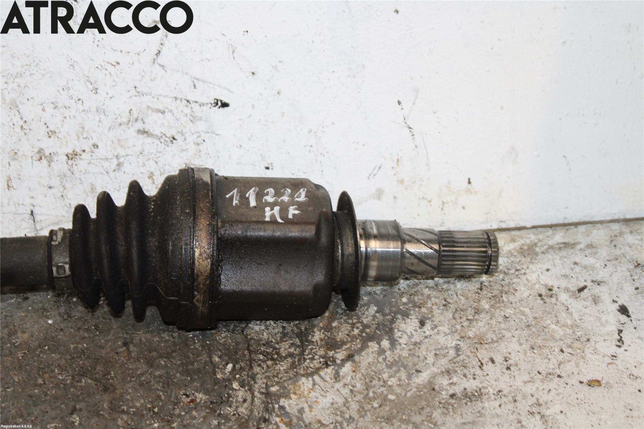 Nissan NAVARA 05-16 Drivaksel Foran Kompl Høyre