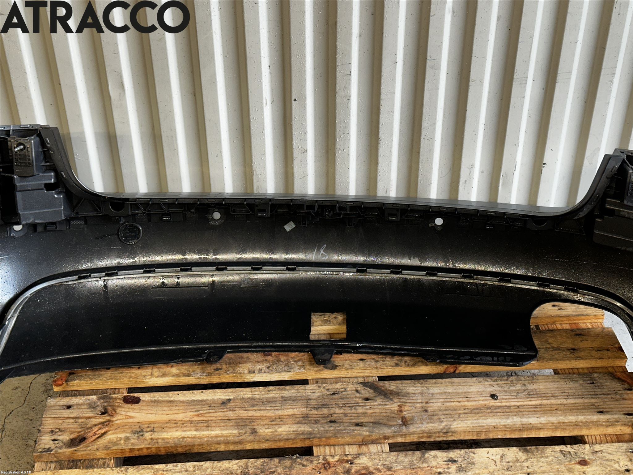 Audi A4/S4 08-11 Støtfanger Bak