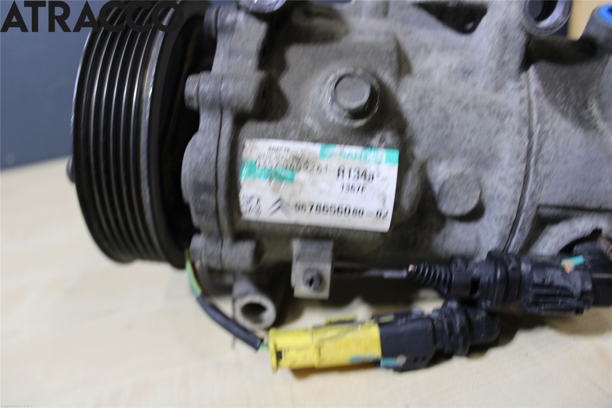 Peugeot 208 12-15 Varme Ac Kompressor