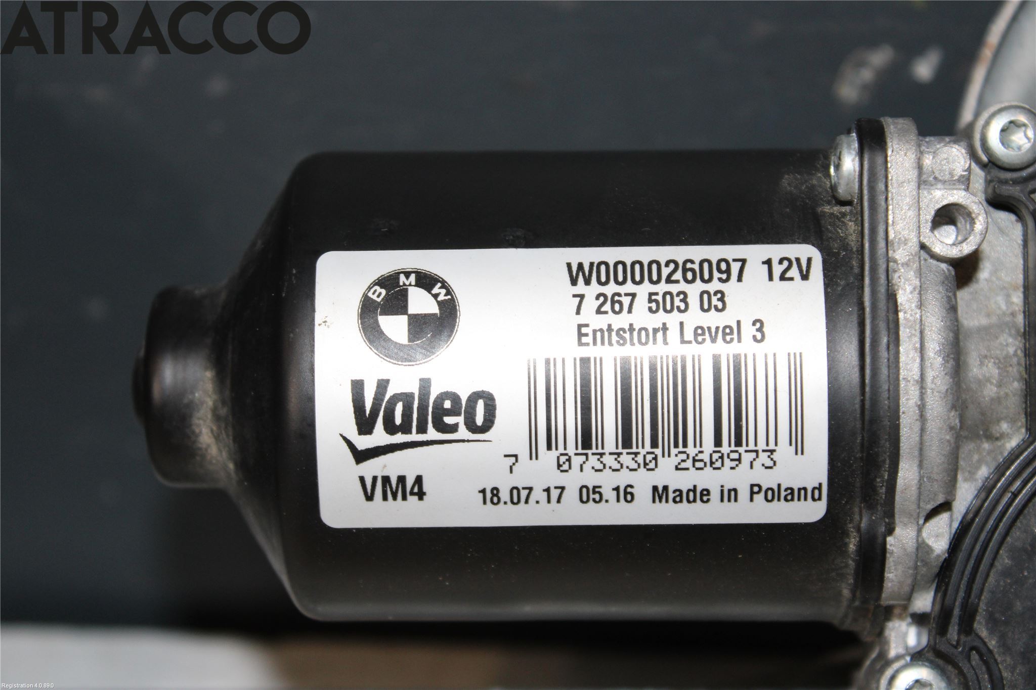 BMW 3 F30/F31/F80 12-19 Viskermotor Frontrute