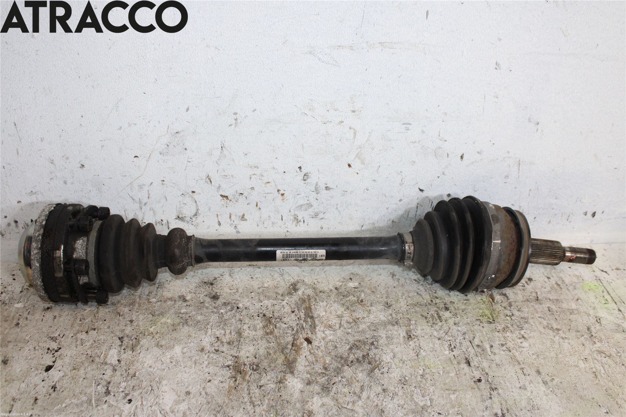 Volkswagen VW TRANSP/CARAVELLE (T5) 04-15 Drivaksel Foran Kompl Venstre