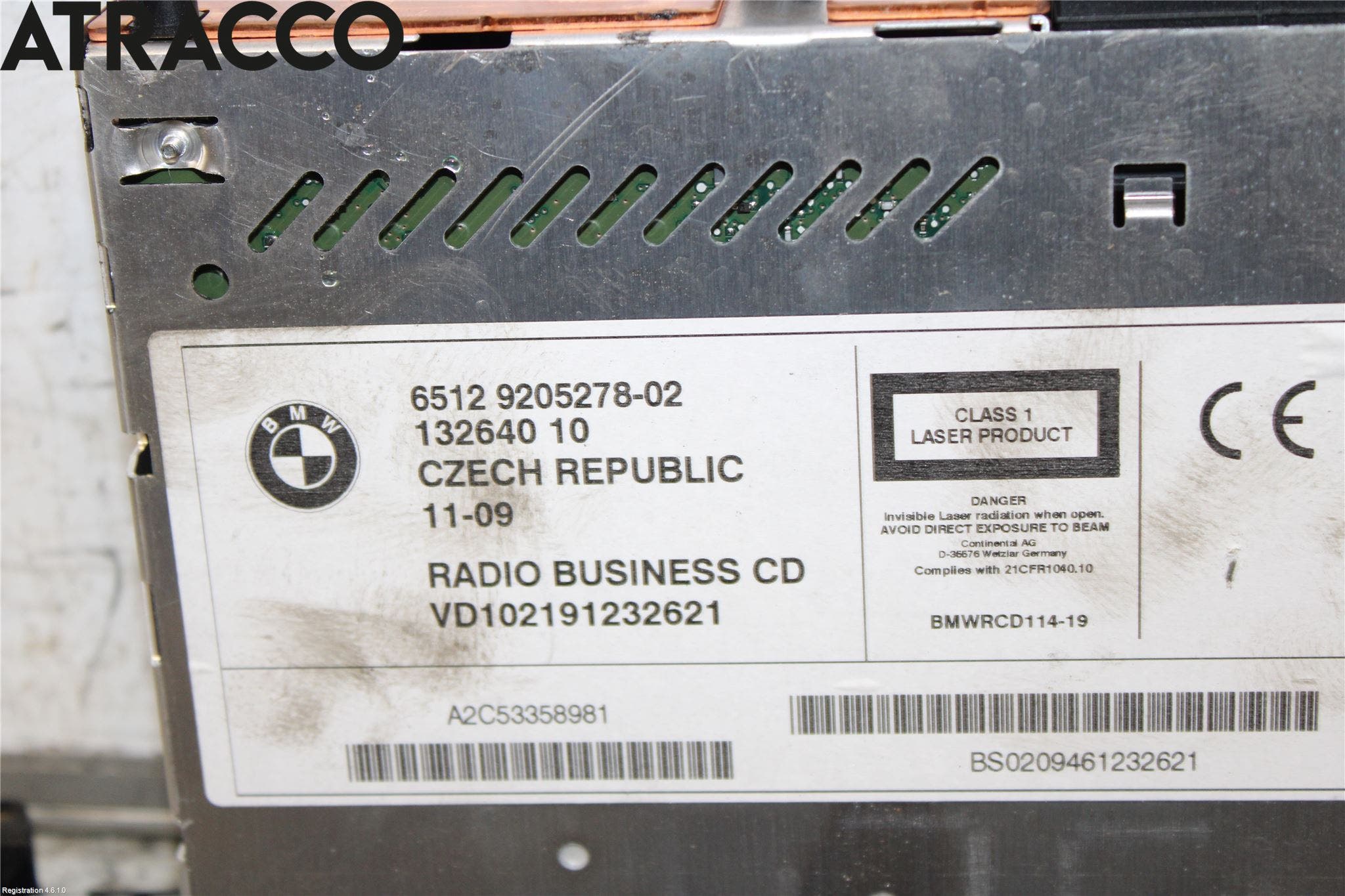 BMW X3 E83 03-10 Stereo Radio Med Cd