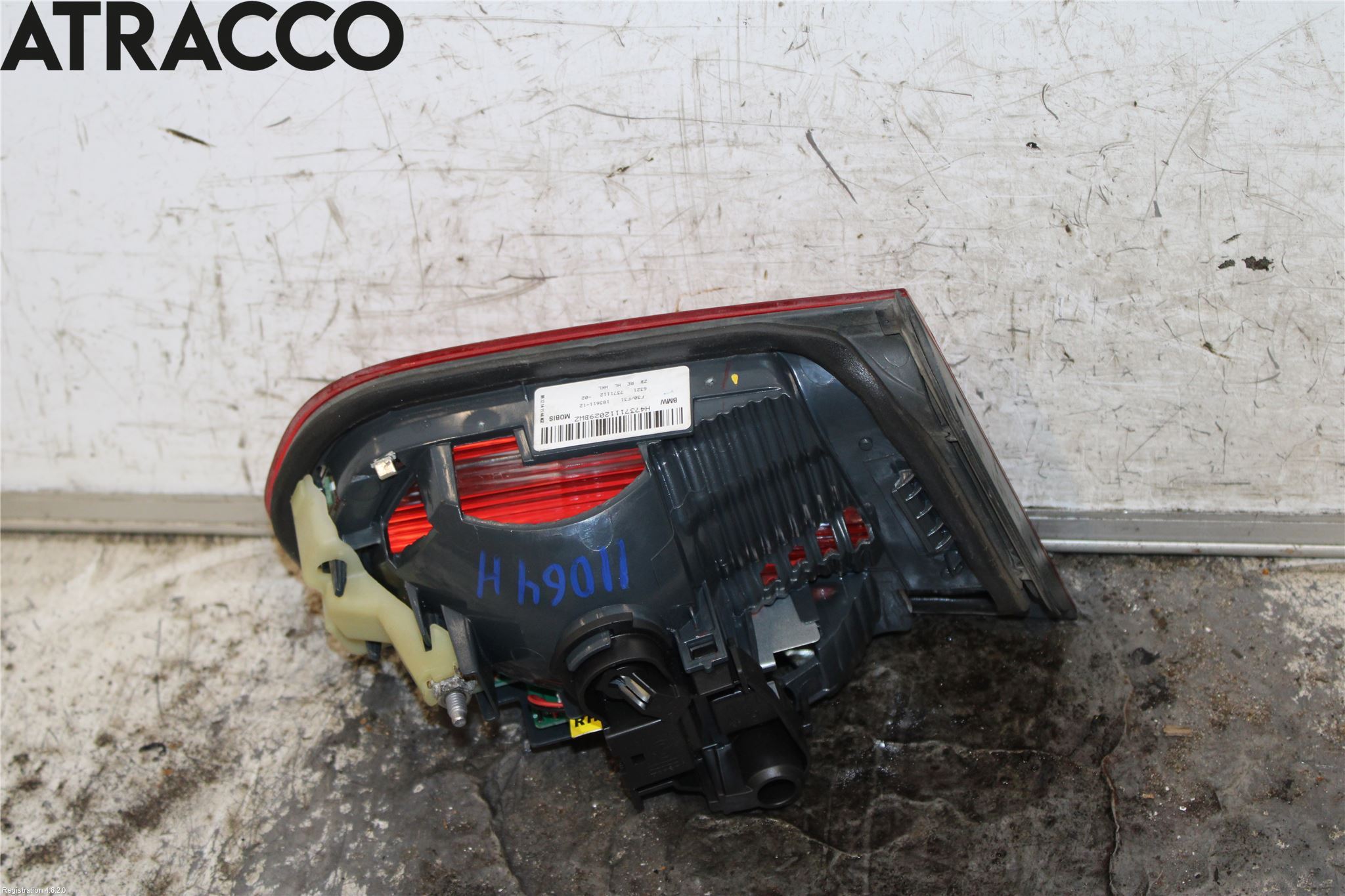 BMW 3 F30/F31/F80 12-19 Baklykt Høyre  På Luke(Indre)