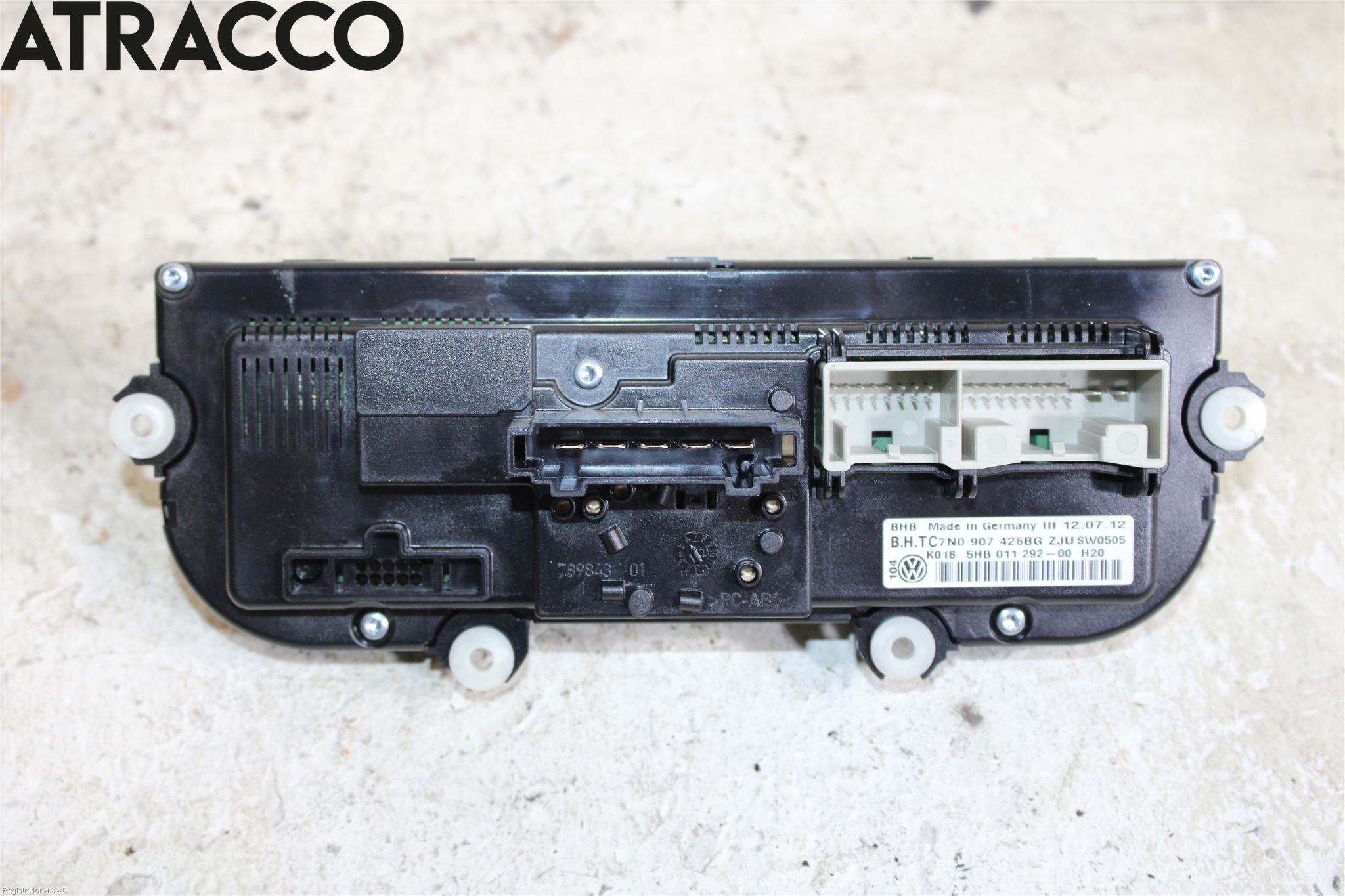 Volkswagen VW GOLF VI 09-13 Varme Ac Betjening-Display