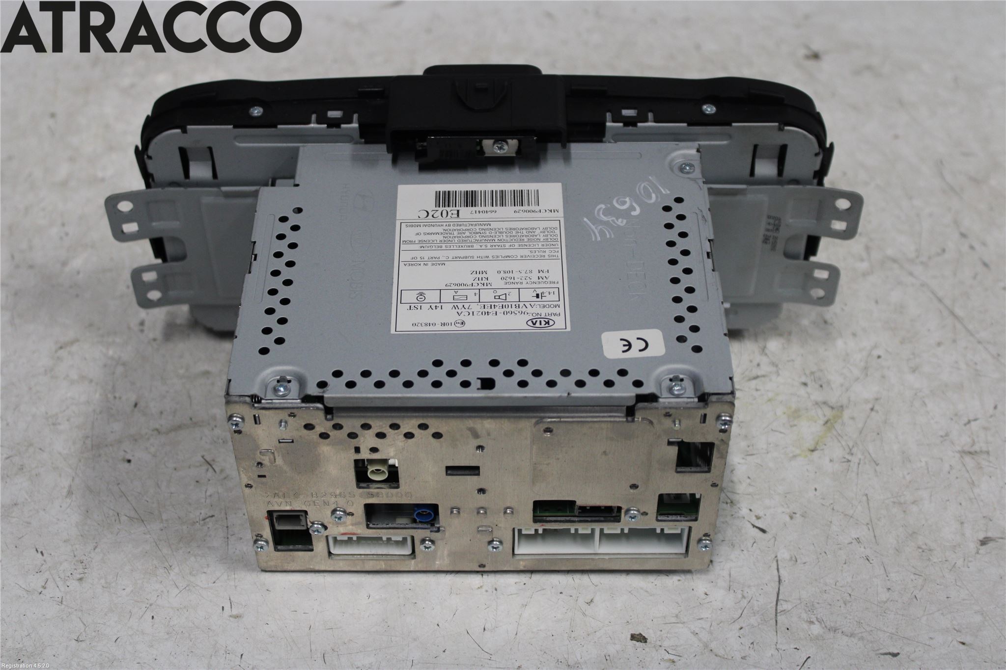 Kia SOUL 09- Instr Skjerm Dvd-Gps-Ac-Tlf