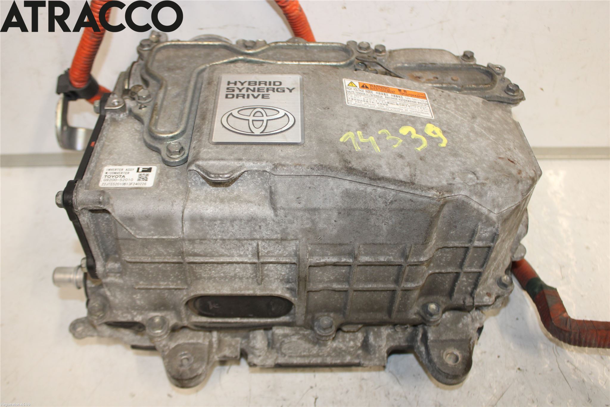 Toyota YARIS XP130 12-14 Inverter Hybrid