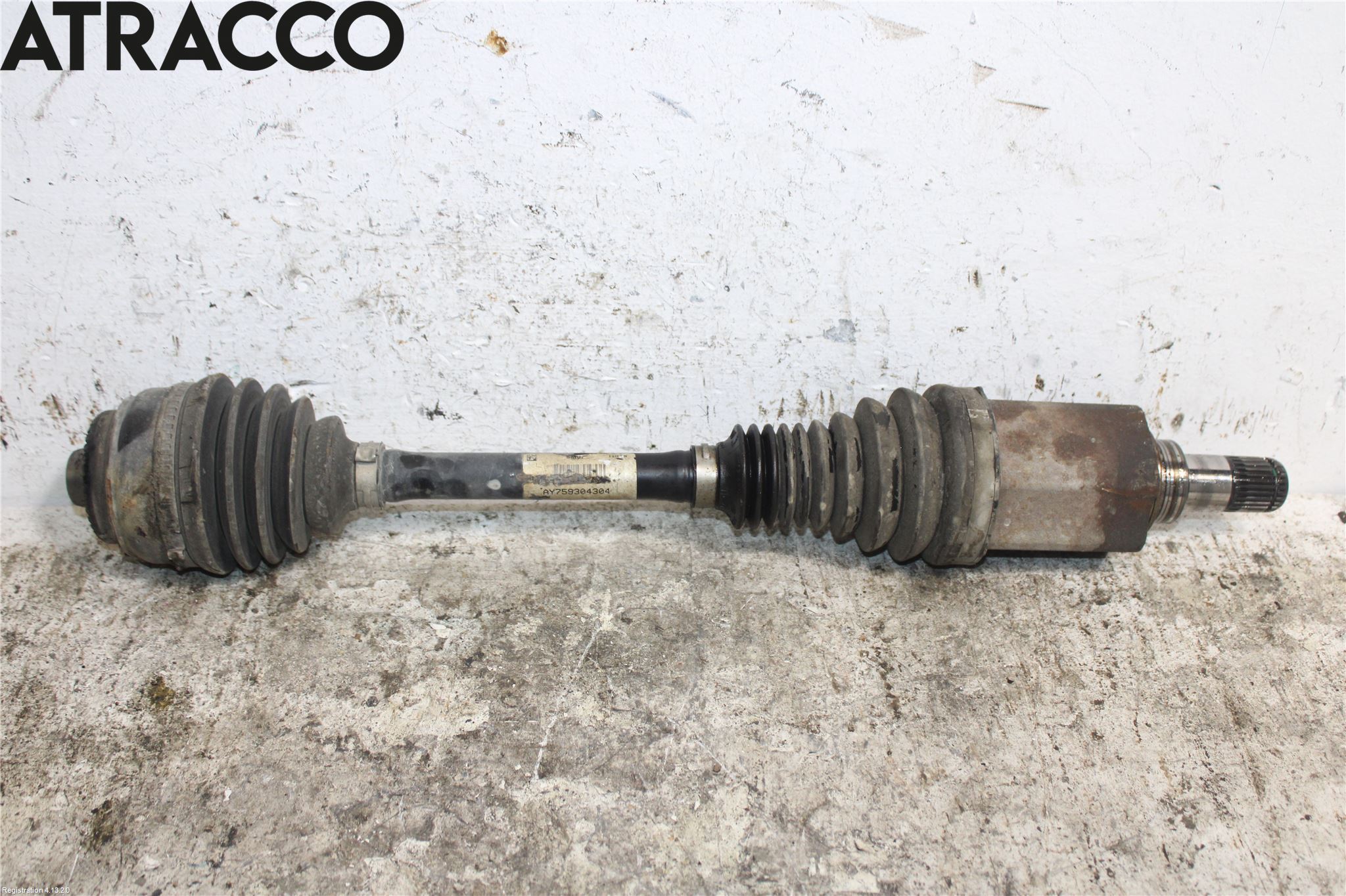 BMW 5 F10/F11/F18 09-17 Drivaksel Foran Kompl Venstre