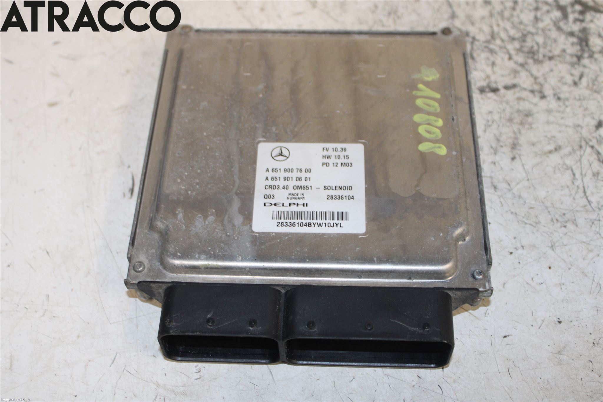 Mercedes-Benz MB B-KLASS (W246/W242) 12-19 Styreenhet Innsprøytning