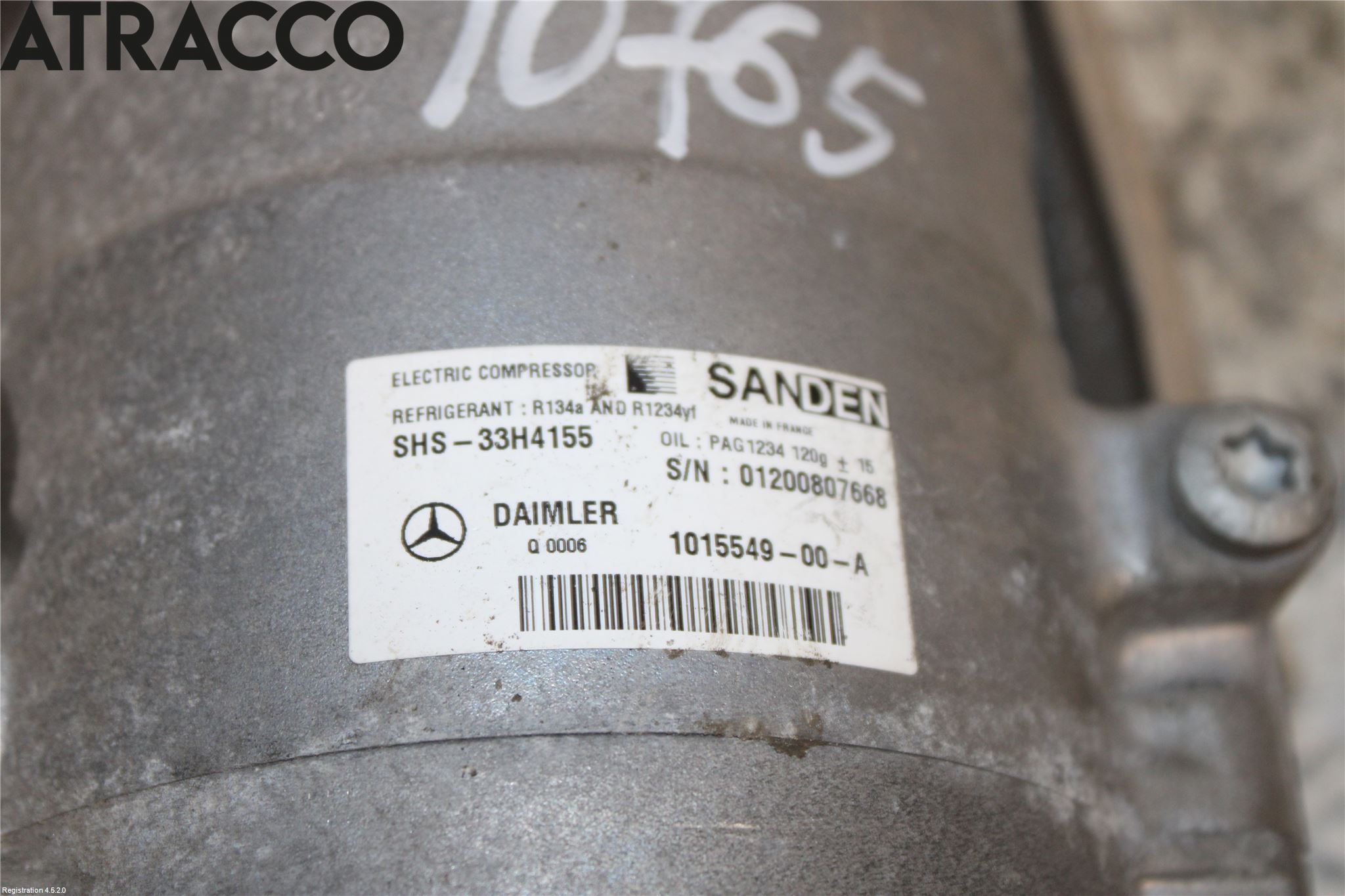 Mercedes-Benz MB B-KLASS (W246/W242) 12-19 Varme Ac Kompressor