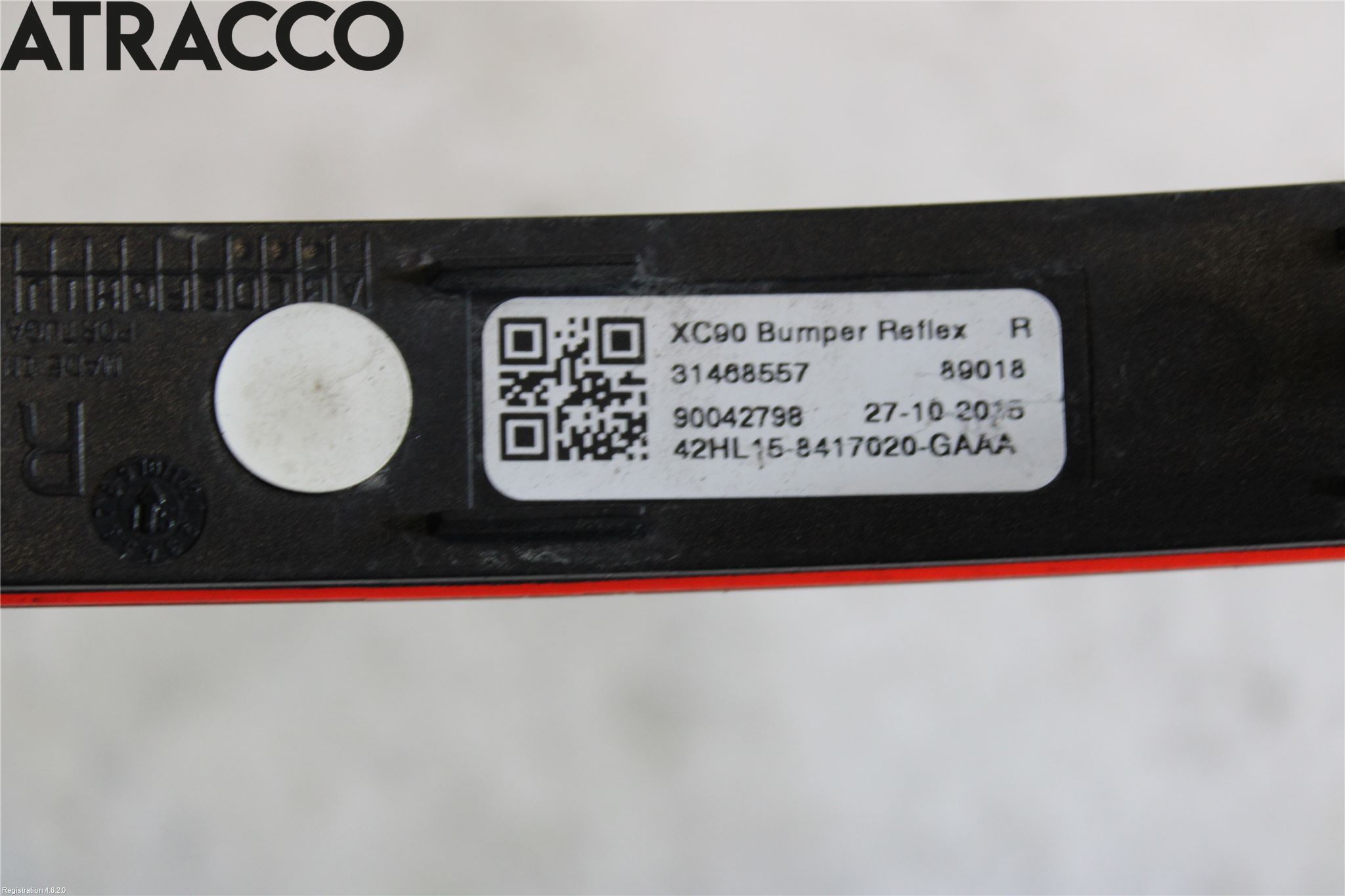 Volvo XC90/RECHARGE 16- Refleks Bak