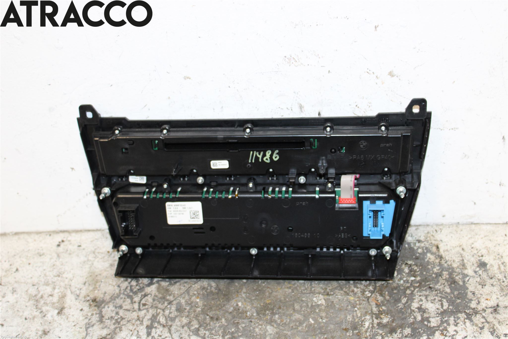 BMW 5 F10/F11/F18 09-17 Varme Ac Betjening-Display