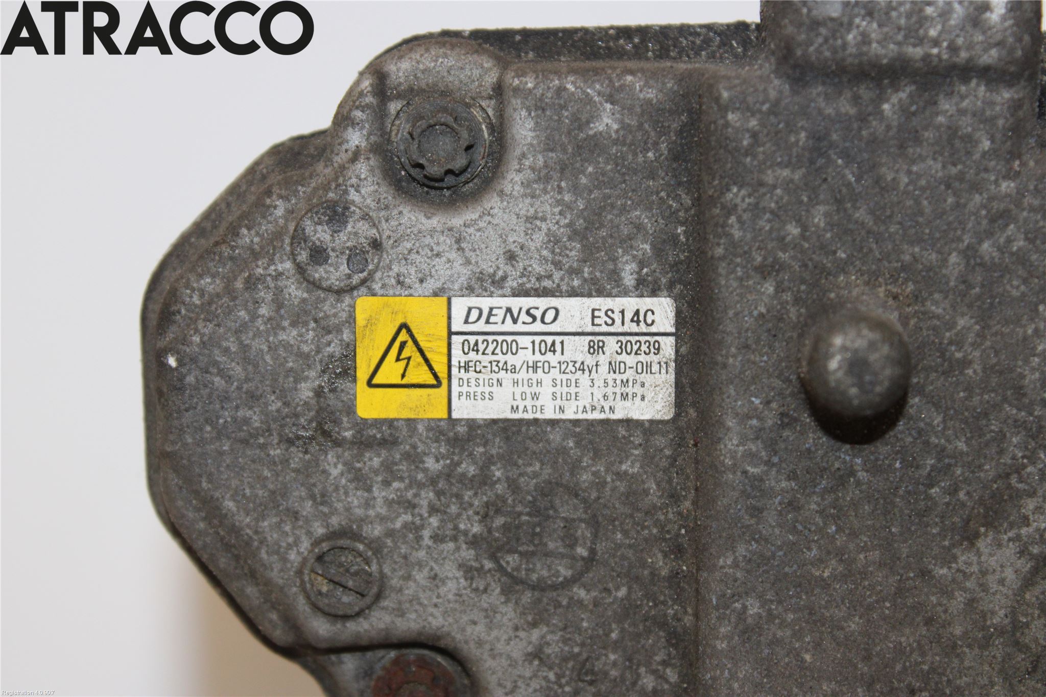 Toyota YARIS XP130 15-20 Varme Ac Kompressor