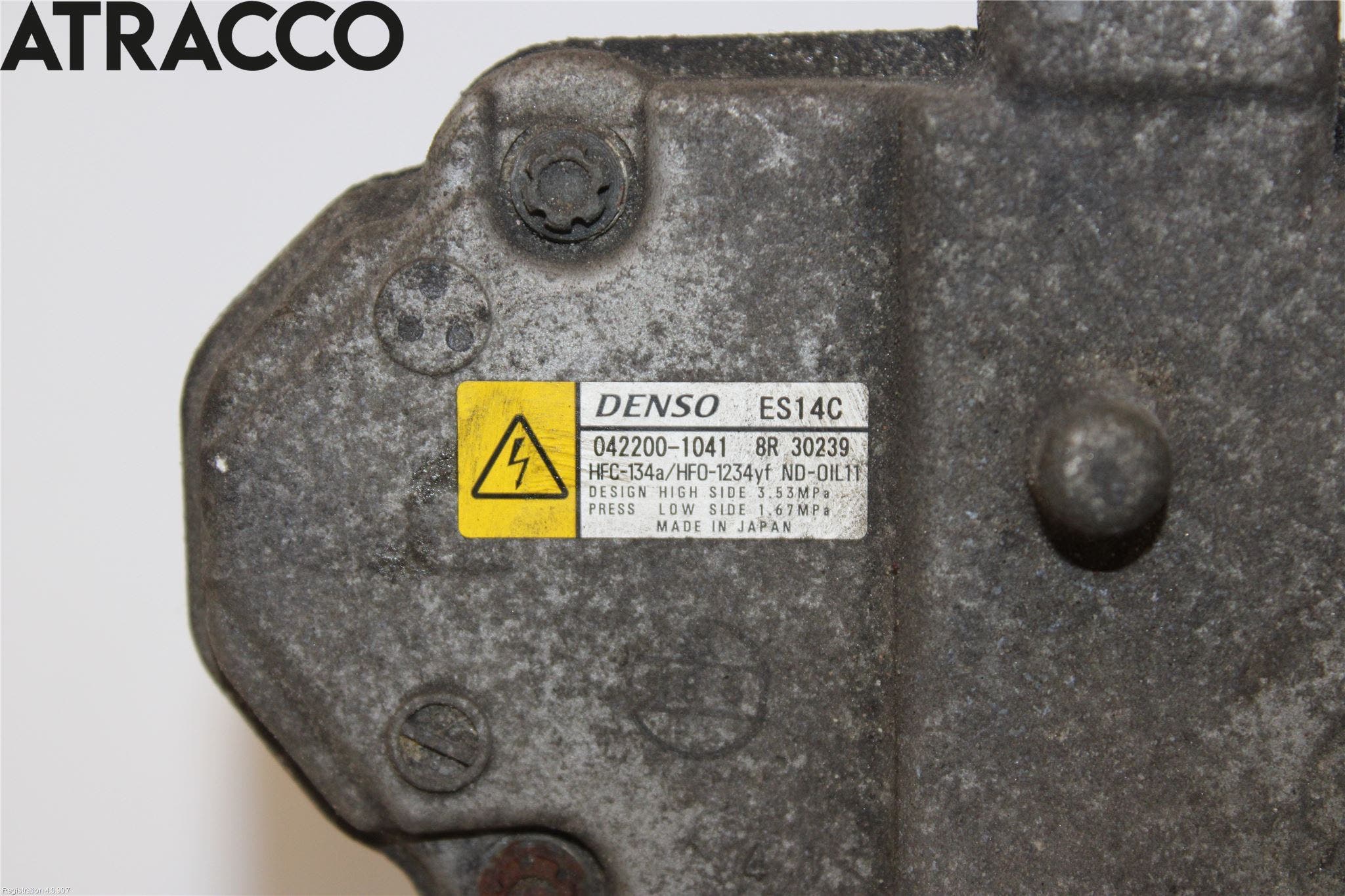 Toyota YARIS XP130 15-20 Varme Ac Kompressor