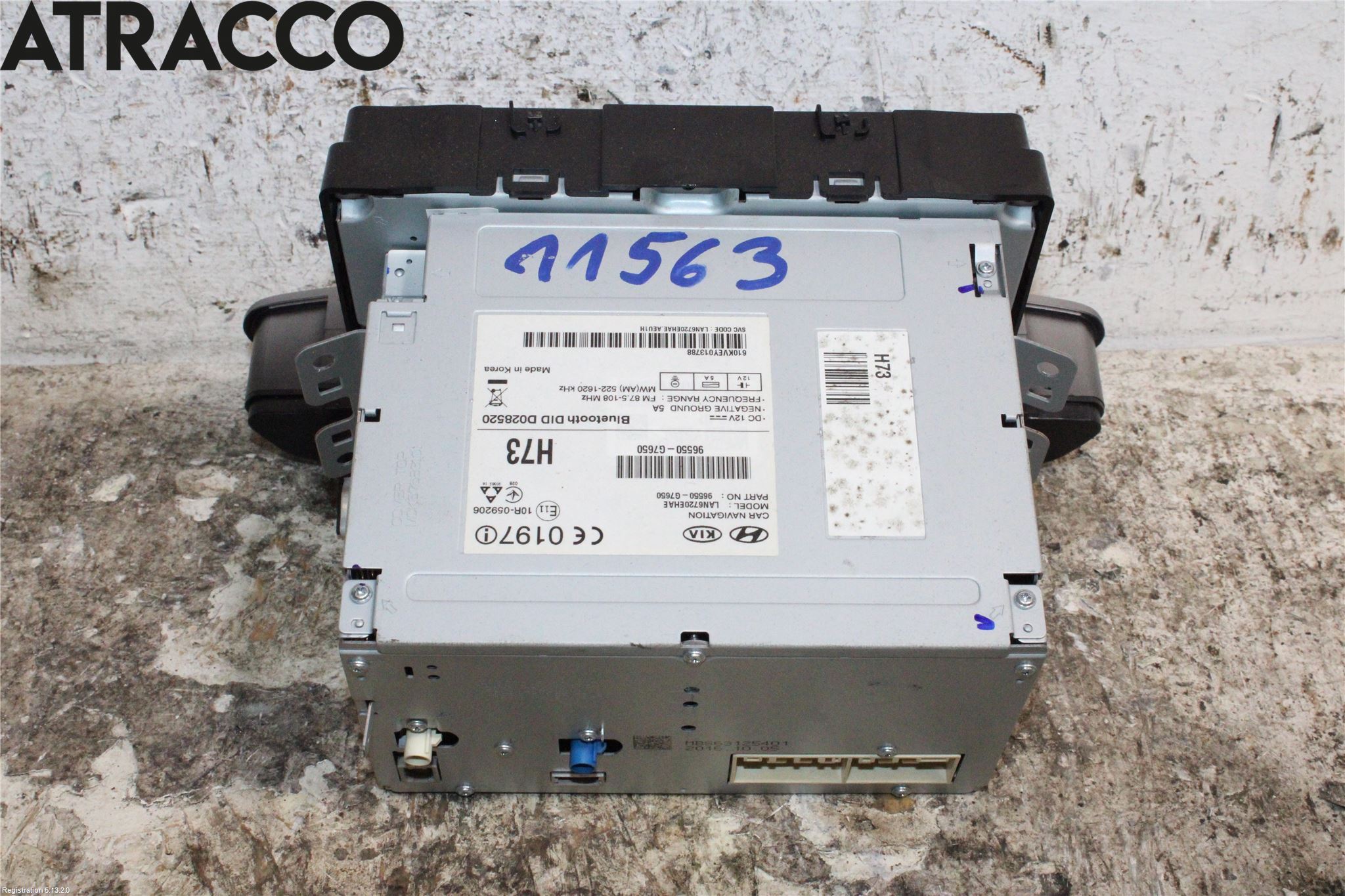 Hyundai IONIQ AE 17-22 Stereo Radio Med Cd