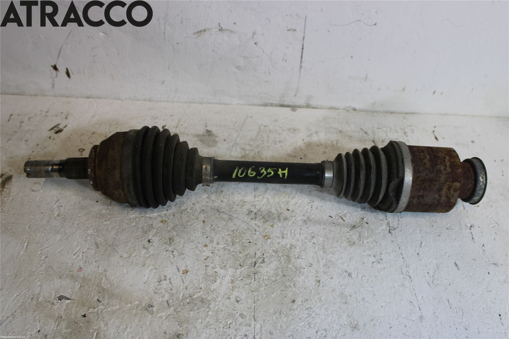 MG ZS EV 20- Drivaksel Foran Kompl Høyre