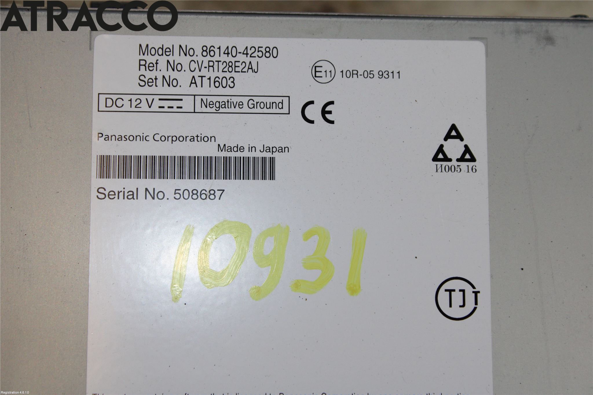 Toyota RAV4 19- Stereo Antenne Radio-Tv