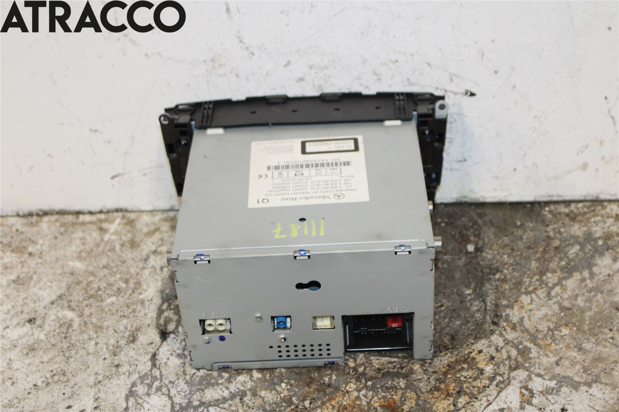 Mercedes-Benz MB C-KLASS (W204) 07-15 Stereo Radio Med Cd