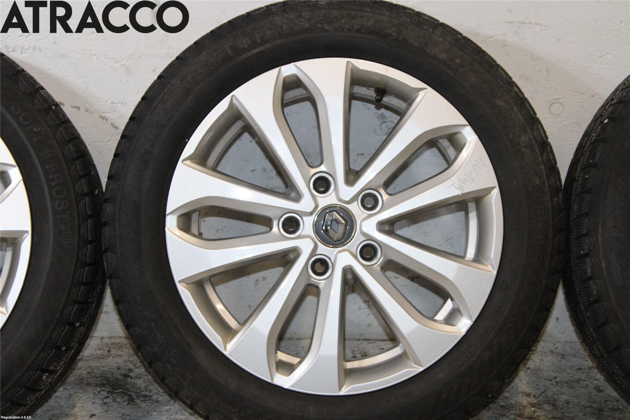 Renault ZOE/E-TECH 13- Dekk Vinter På Alu Felg 4Stk