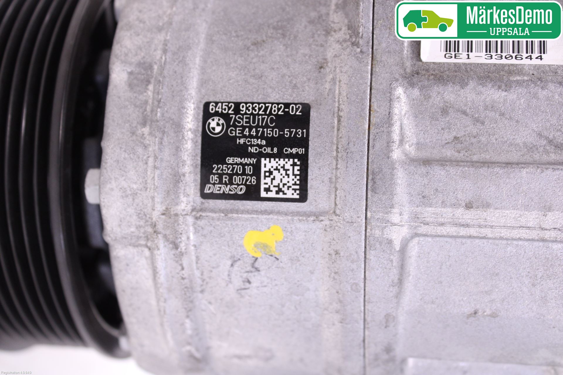 BMW 4 F32/F33/F82/F83 13-20 Varme Ac Kompressor