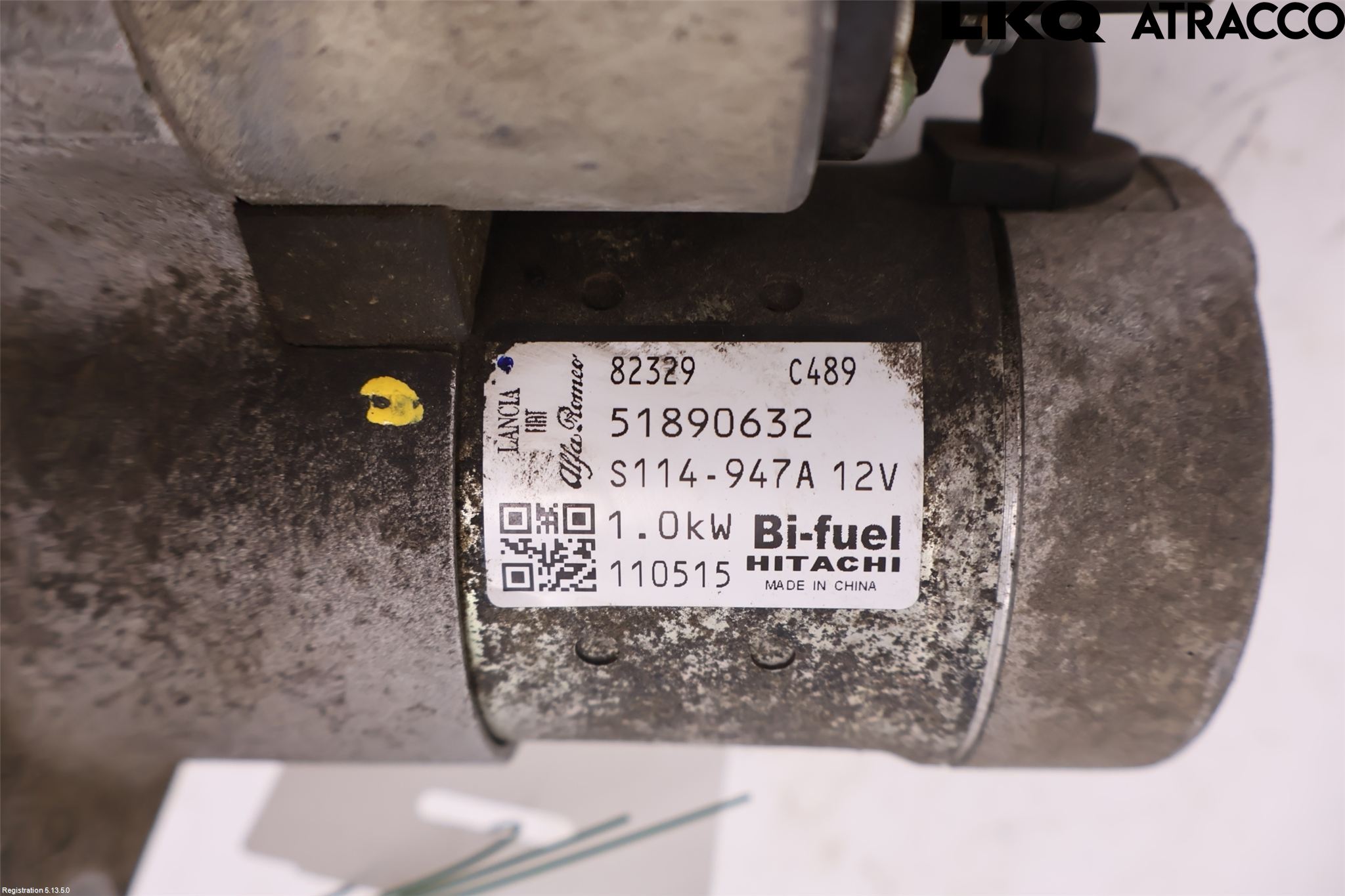 Fiat PUNTO EVO 10-12 Startmotor