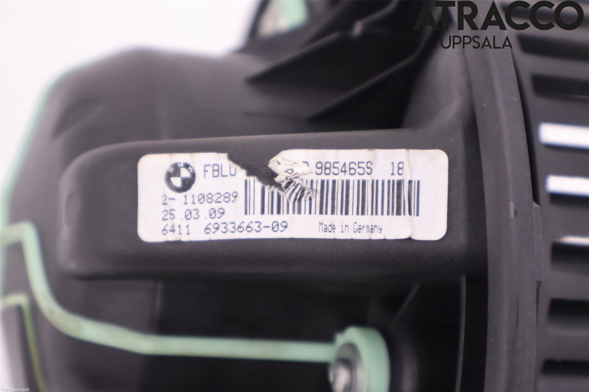 BMW 3 E90/91 SED/TOU 05-12 Varmeapparat Viftemotor