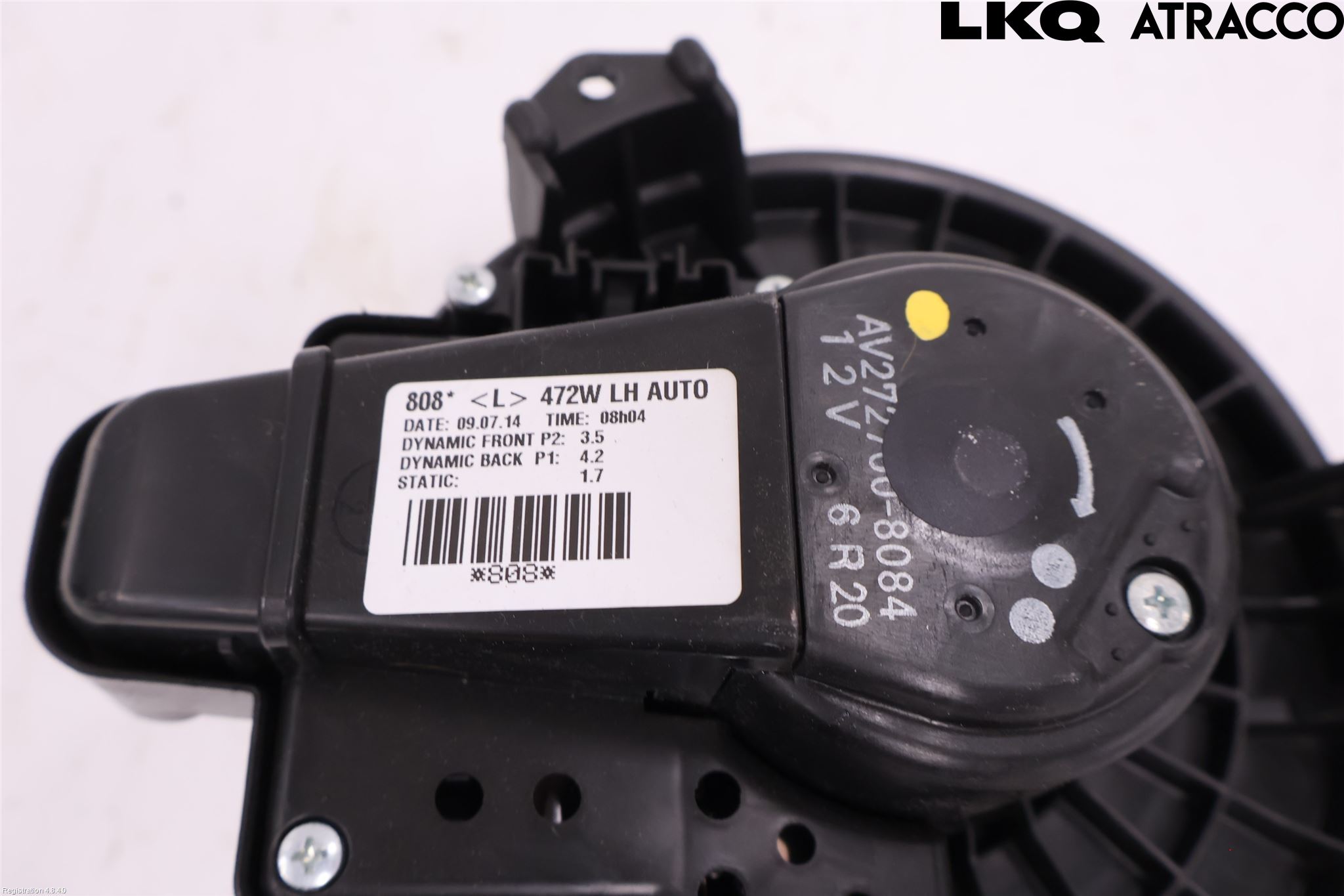 Toyota AURIS 13-19 Varmeapparat Viftemotor