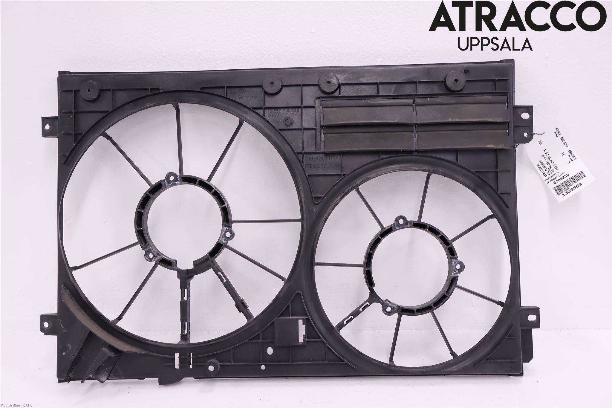 Volkswagen VW PASSAT 11-14 Kjølevifte-Radiator Hus-Kåpe