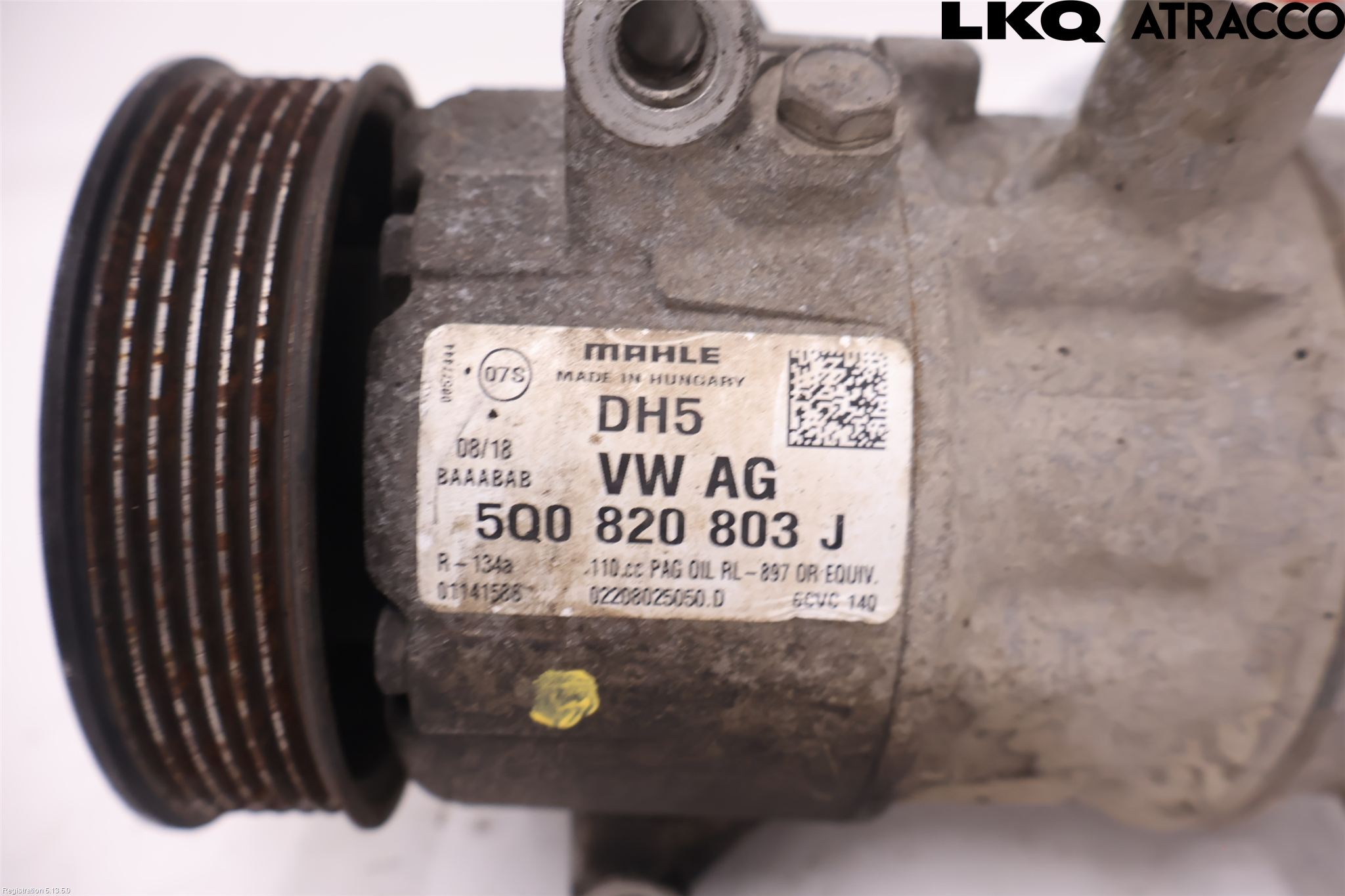 Volkswagen VW CADDY 16-20 Varme Ac Kompressor