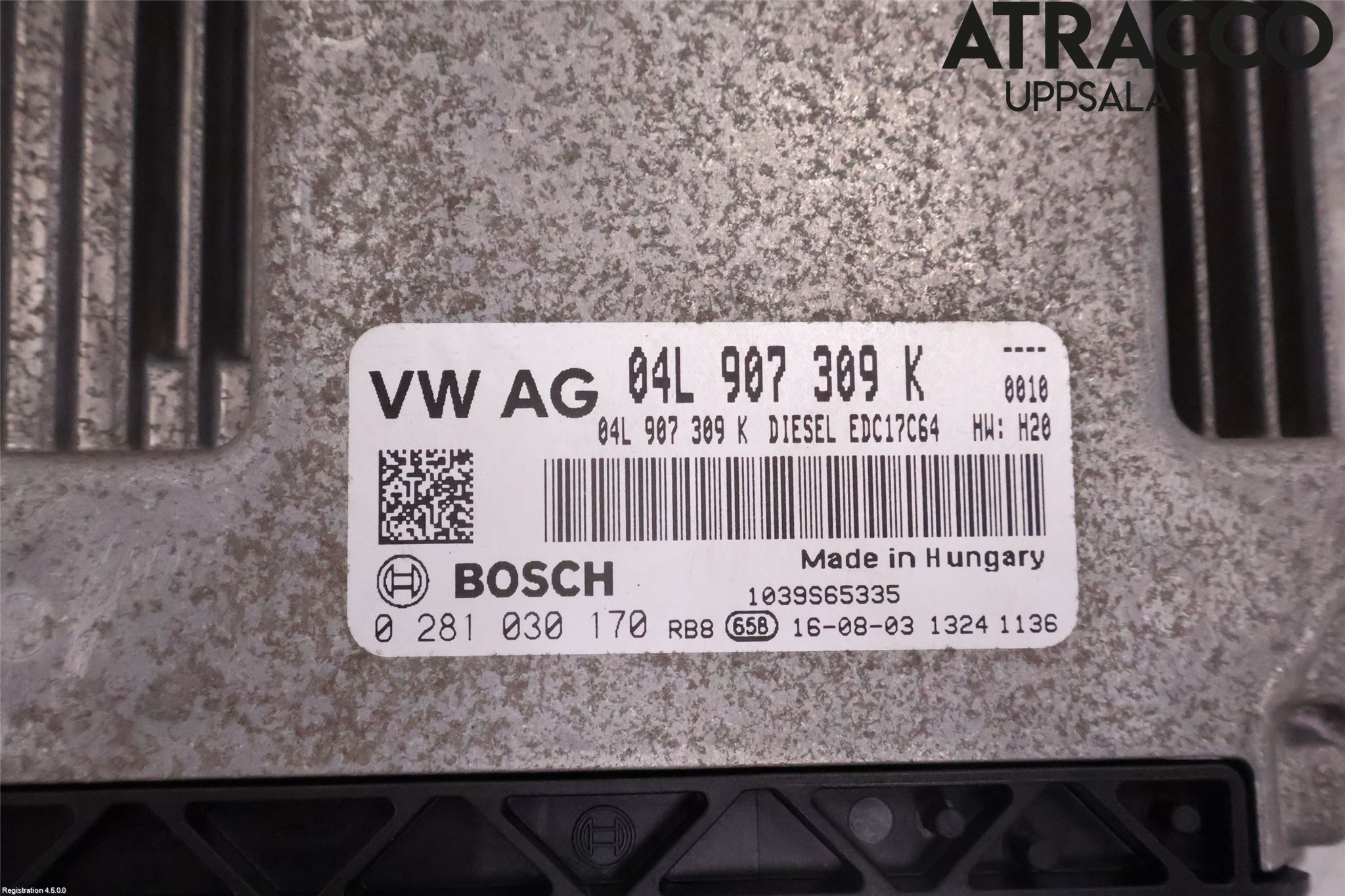 Volkswagen VW CADDY 16-20 Styreenhet Dieselpumpe