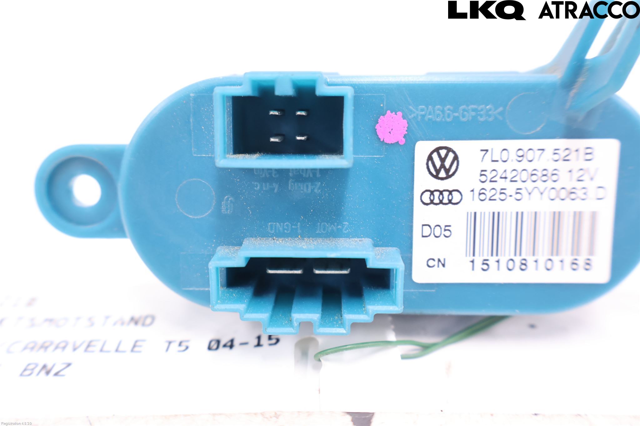 Volkswagen VW TRANSP/CARAVELLE (T5) 04-15 Varmeapparat Viftemotstand