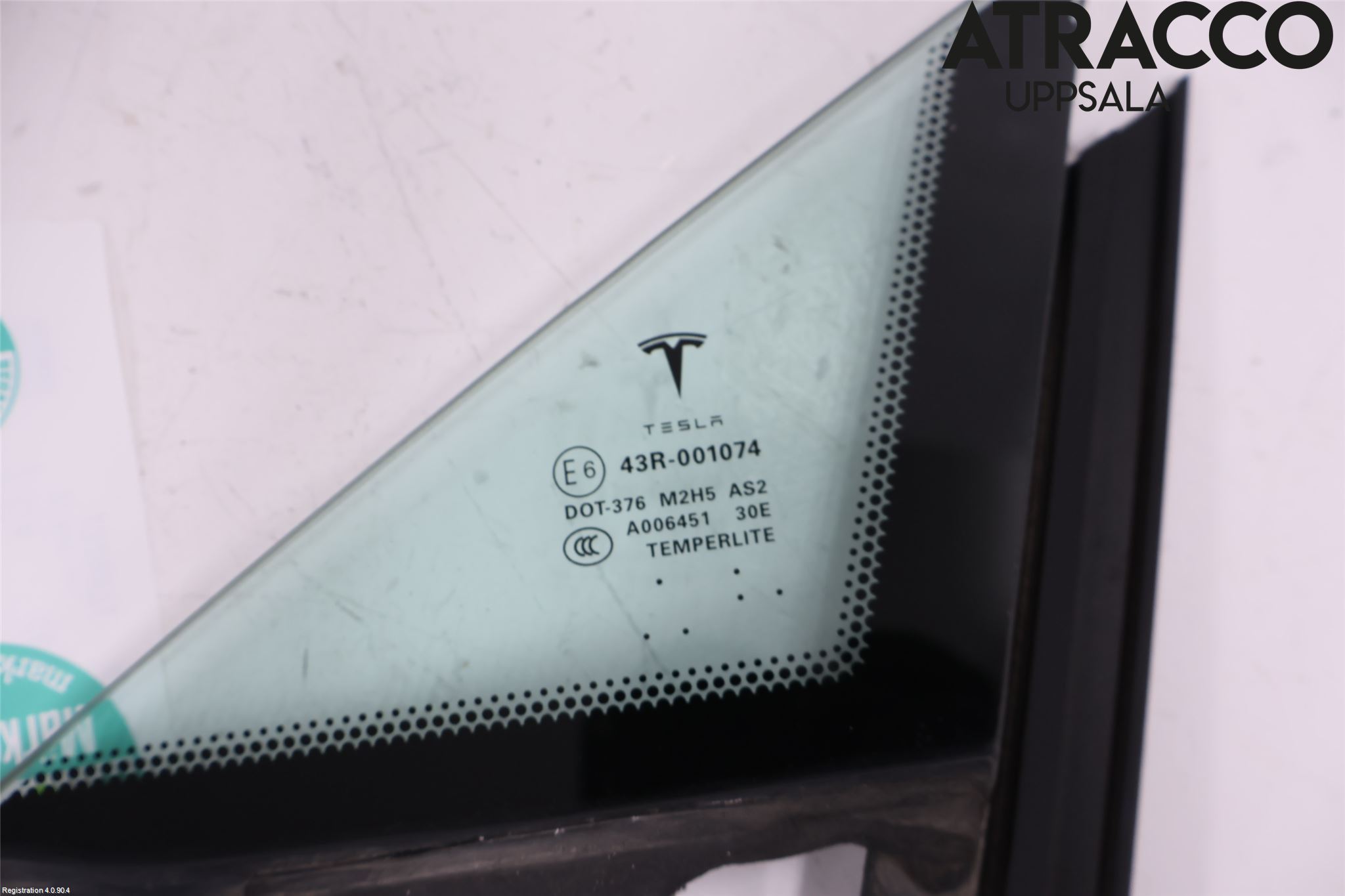 Tesla MODEL S 13- Dørrute Foran Høyre Trekant