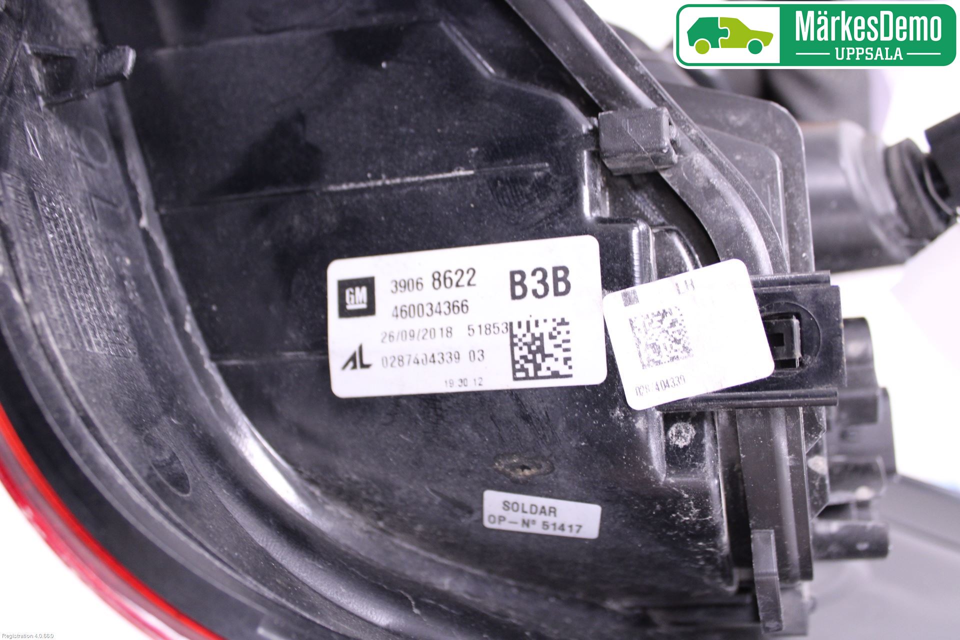 Opel CORSA E 15-19 Baklykt Venstre