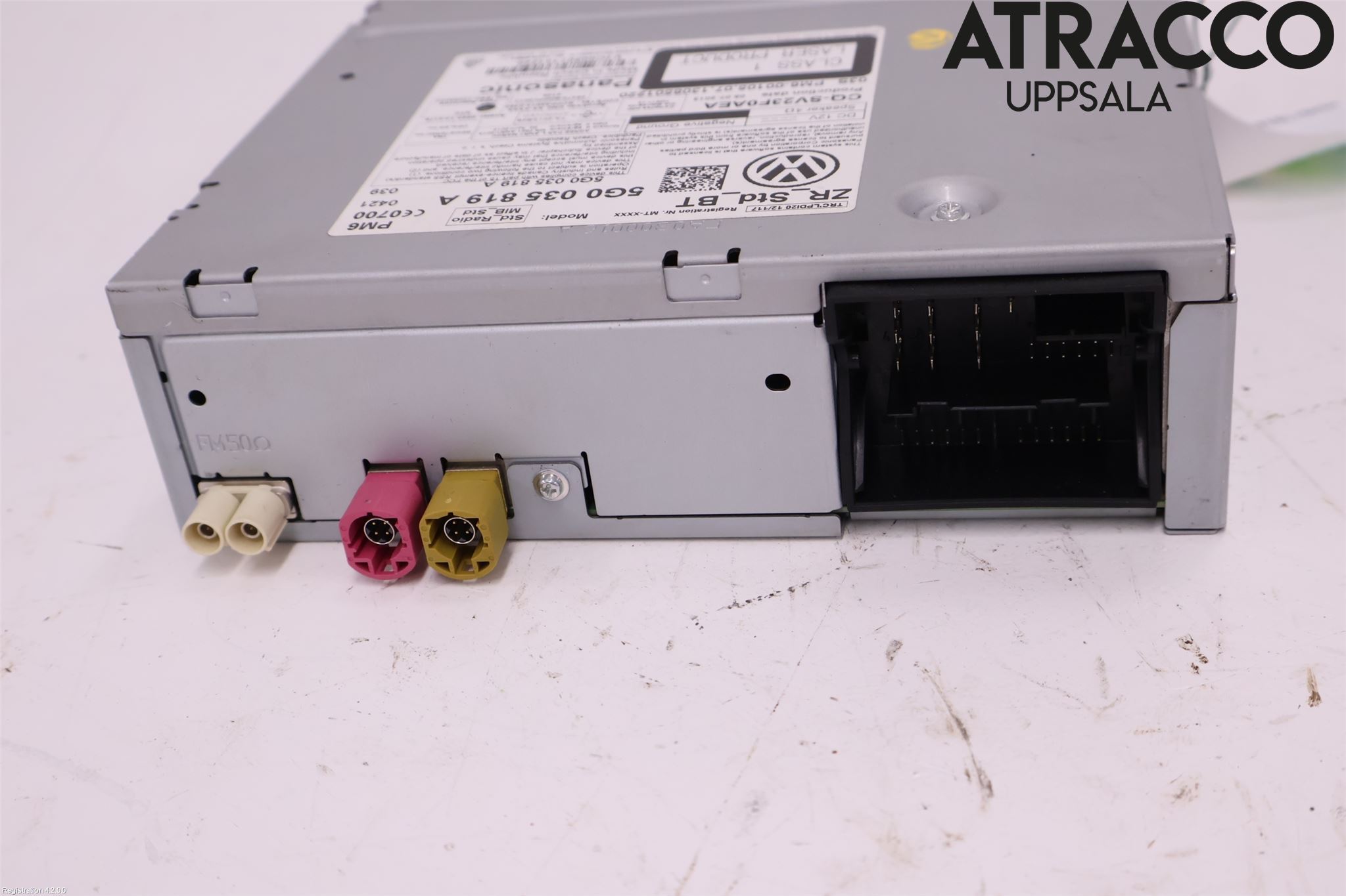 Volkswagen VW GOLF / E-GOLF VII 13-20 Stereo Radio Med Cd