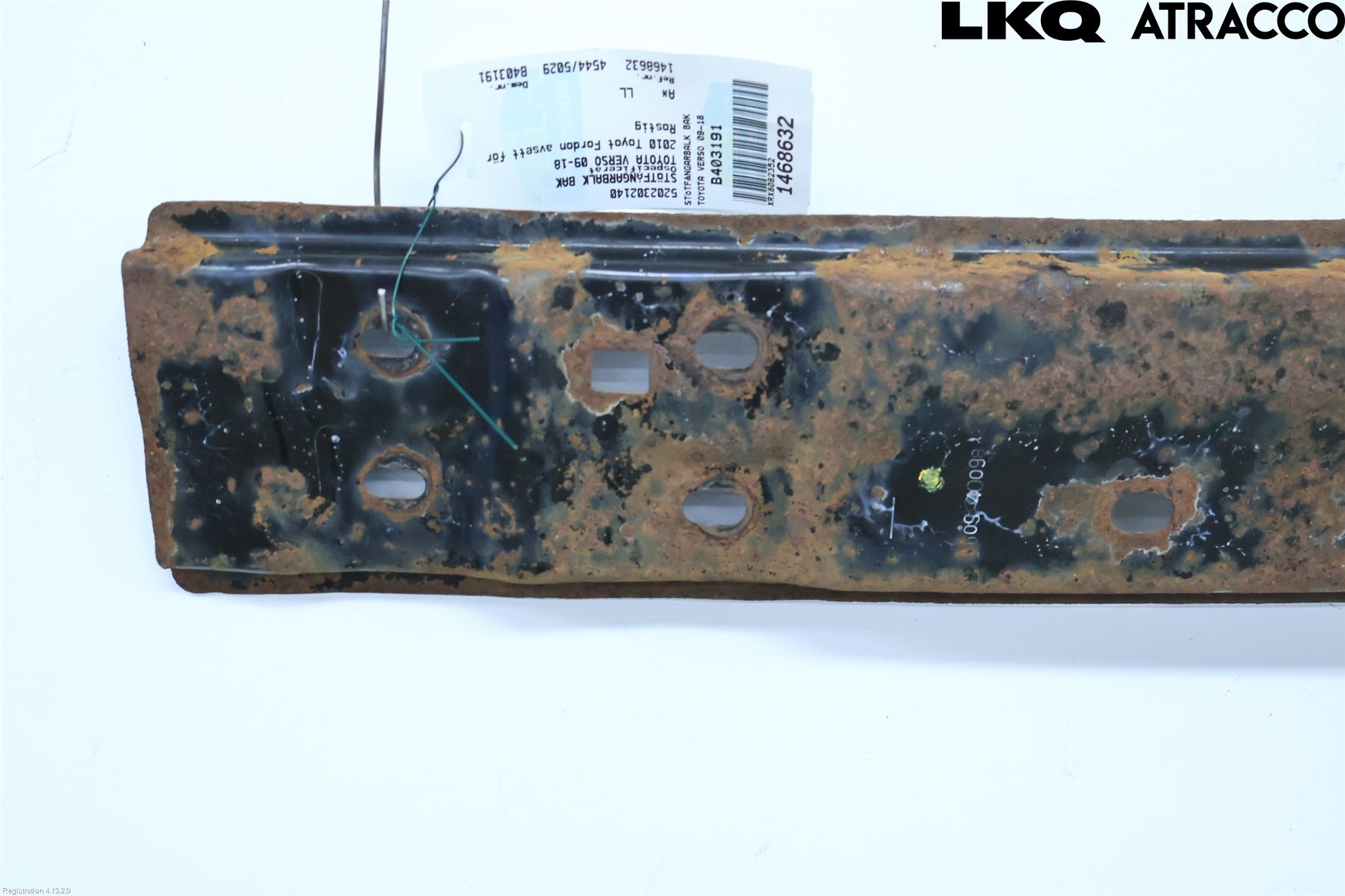 Toyota VERSO 09-18 Støtfanger Bak Bjelke