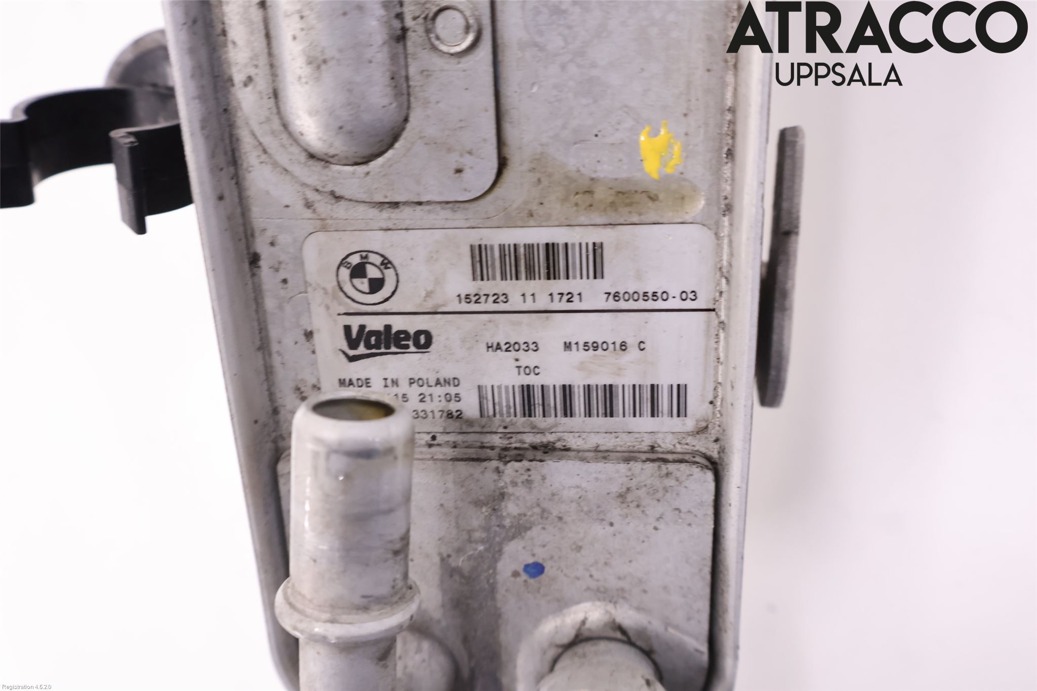 BMW 3 F30/F31/F80 12-19 Radiator Oljekjøler Automatgea