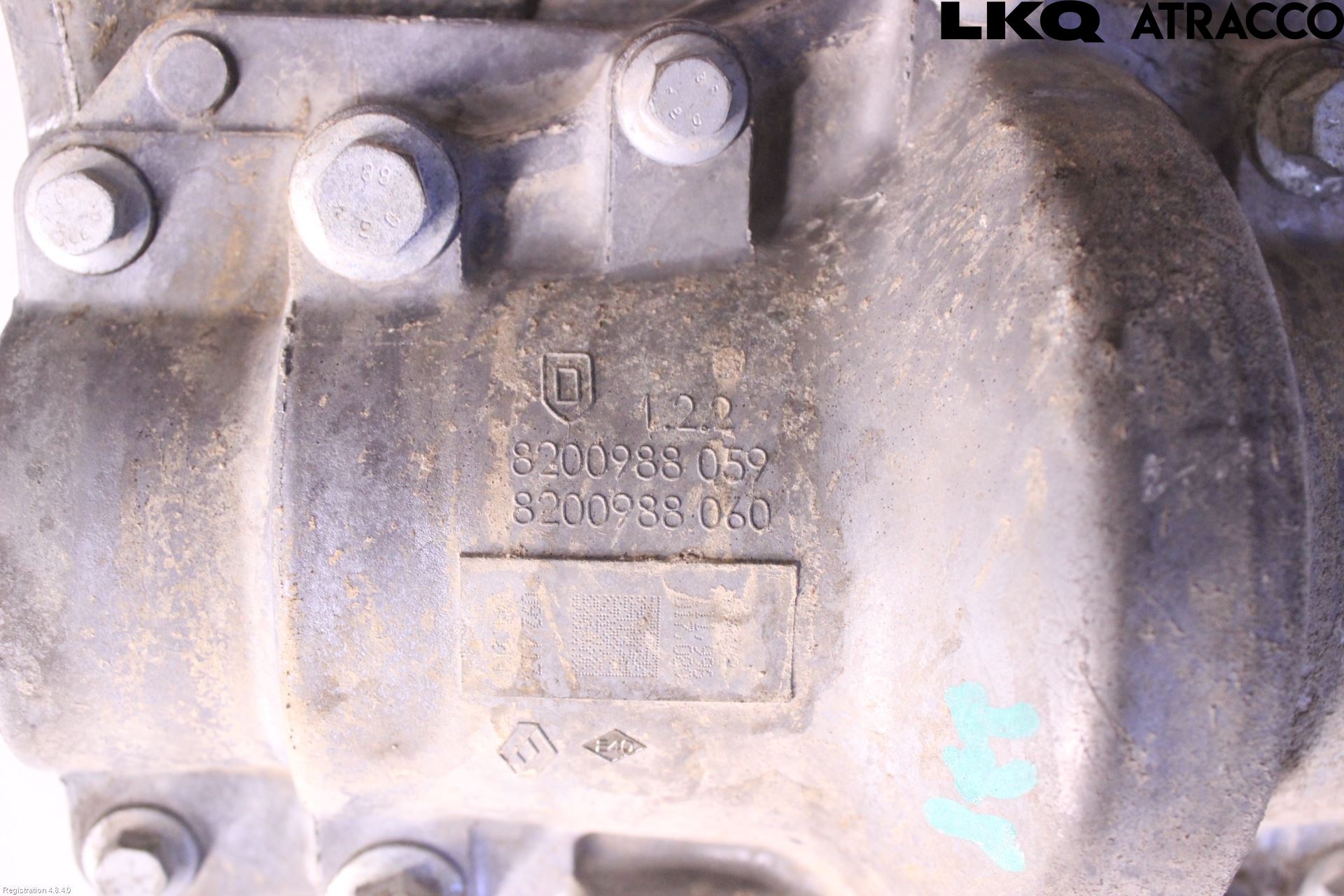 Dacia DUSTER 10-17 Gearkasse Fordelingskasse