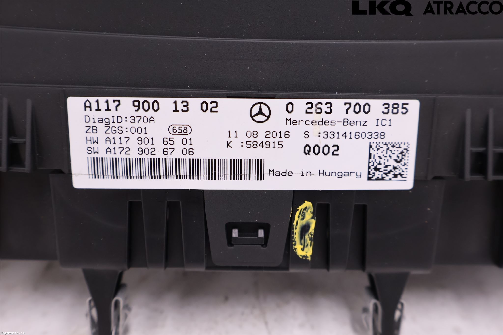 Mercedes-Benz MB CLA-KLASS (C117/X117) 13-19 Instr Kombinert