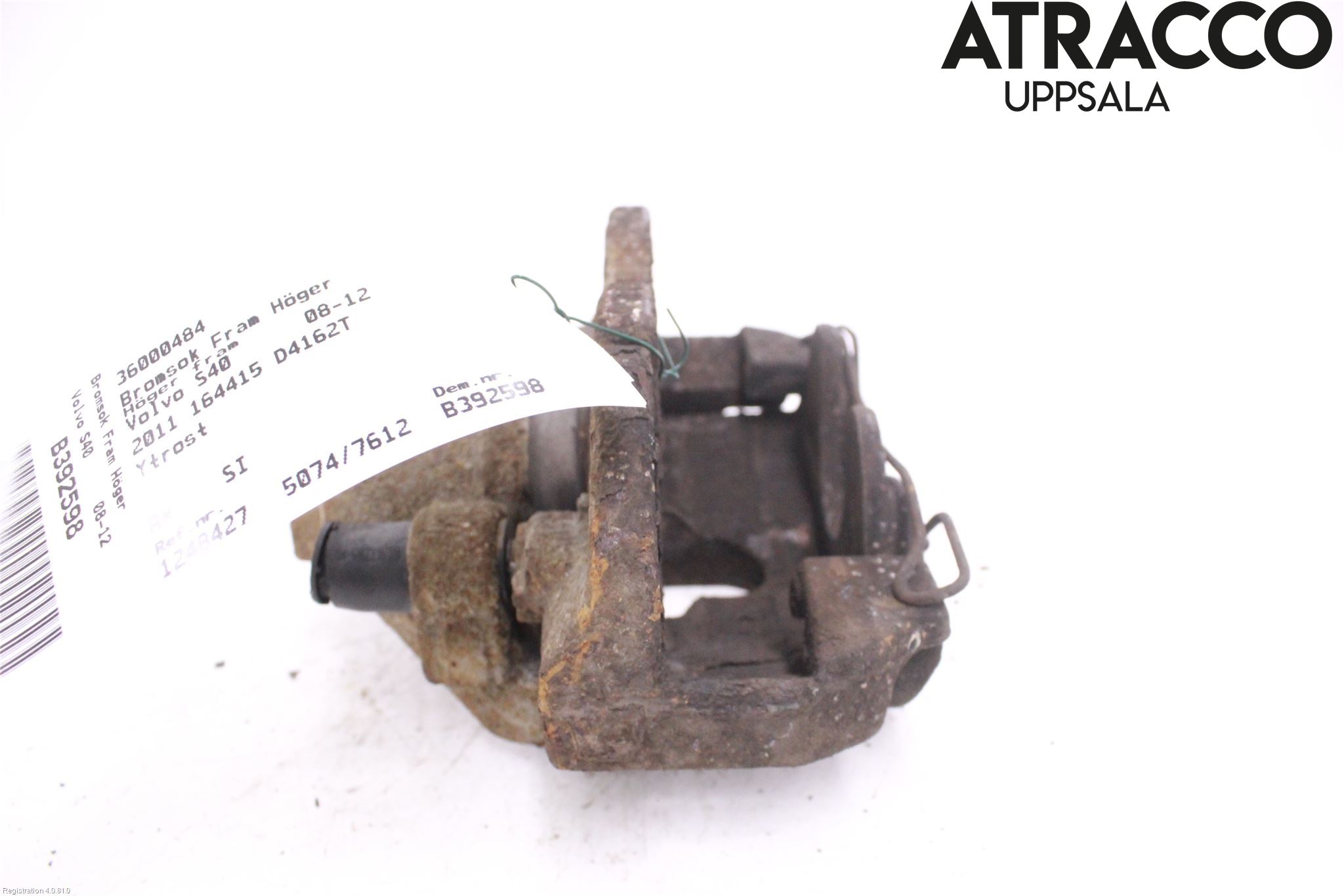 Volvo S40 08-12 Bremsecaliper Foran Høyre