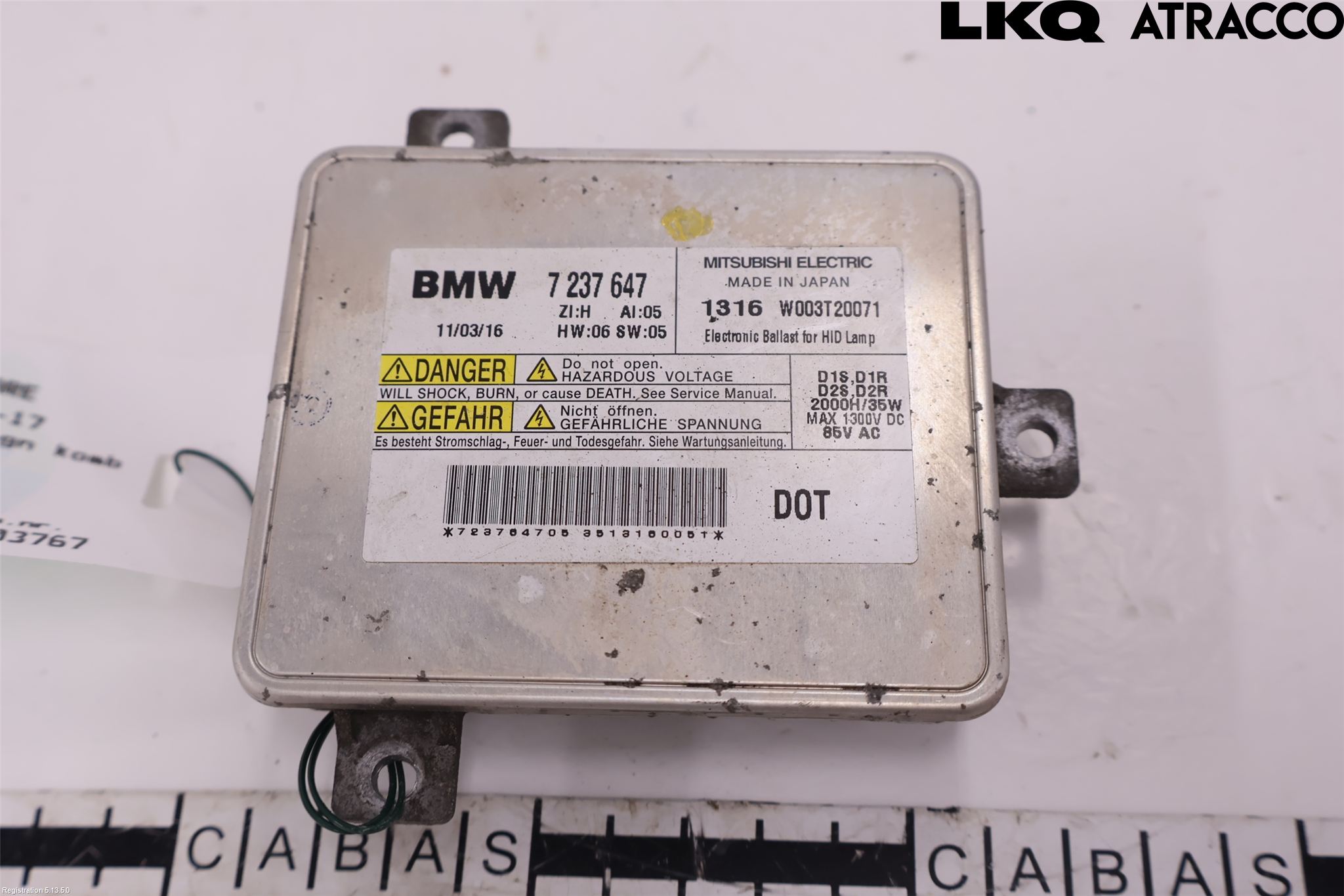 BMW 5 F10/F11/F18 09-17 Styreenhet Xenon