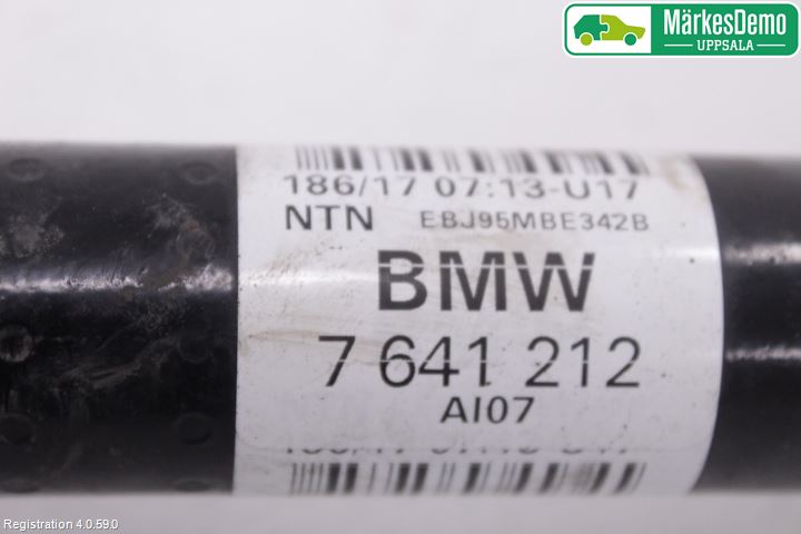 BMW i3 I01 13-22 Drivaksel Bak Kompl Høyre