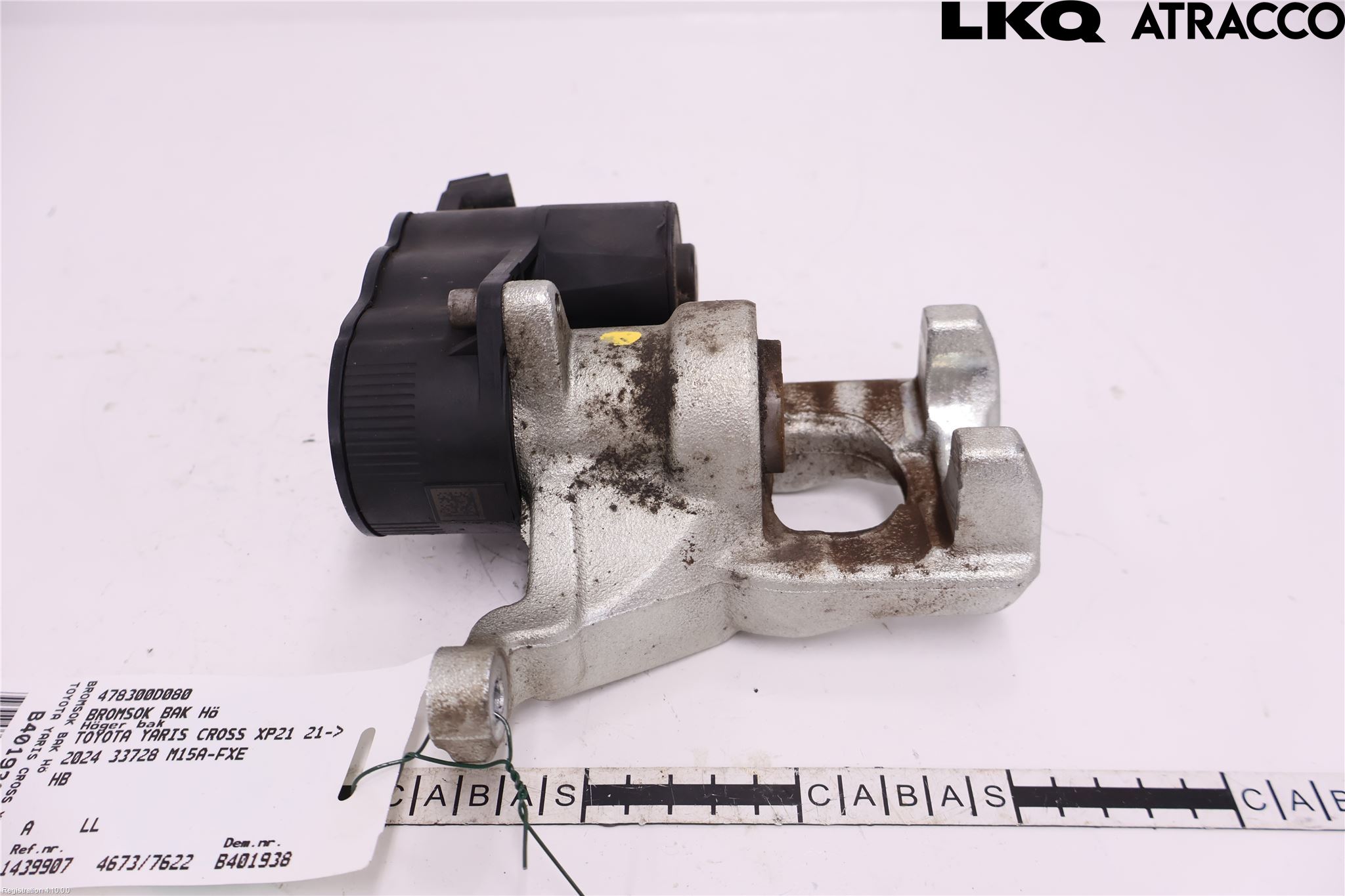 Toyota YARIS CROSS XP21 21- Bremsecaliper Bak Høyre