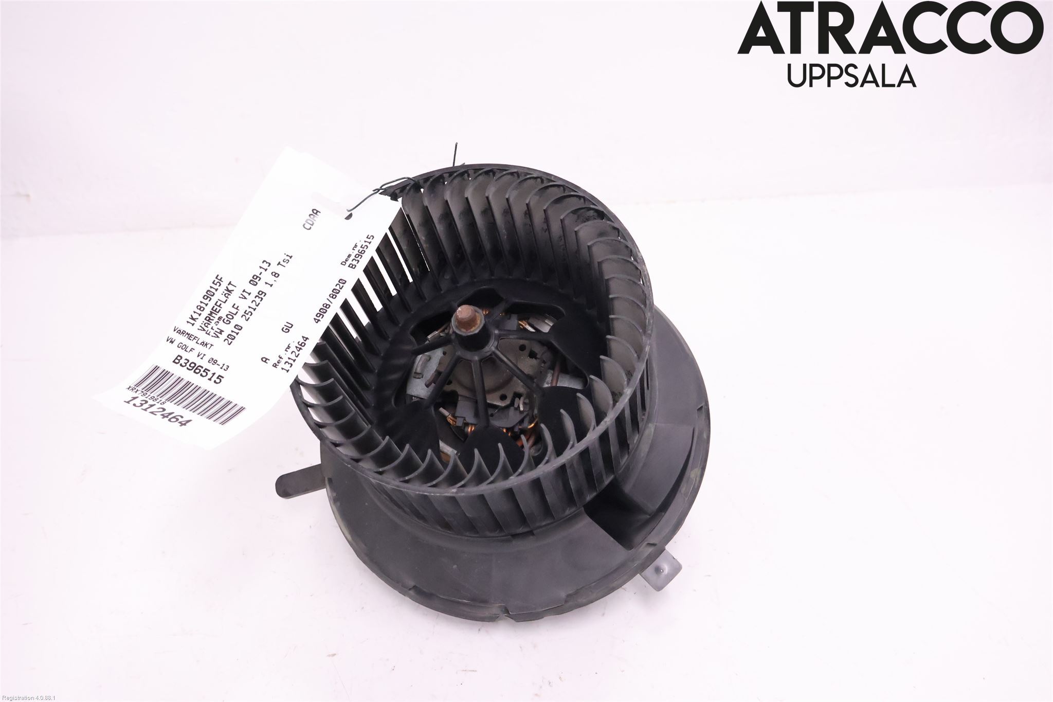 Volkswagen VW GOLF VI 09-13 Varmeapparat Viftemotor