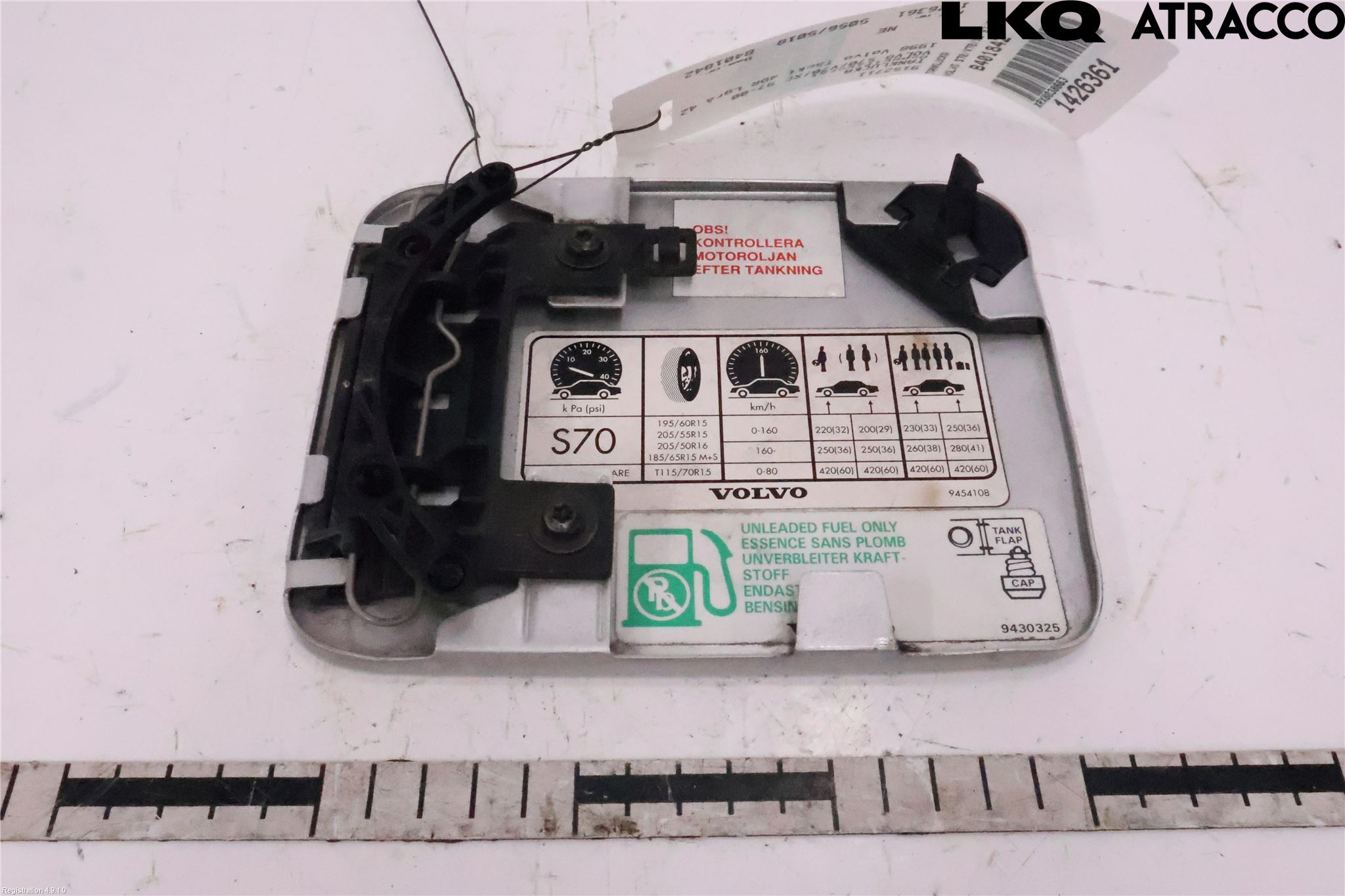 Volvo S70/V70/XC  97-00 Drivstoff Tankluke