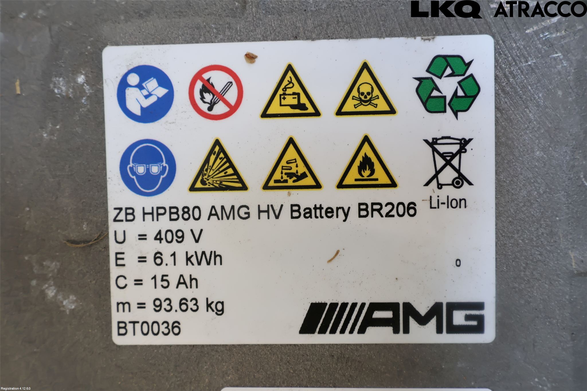 Mercedes-Benz MB C-KLASS (W206) 21- Hybrid Batteri
