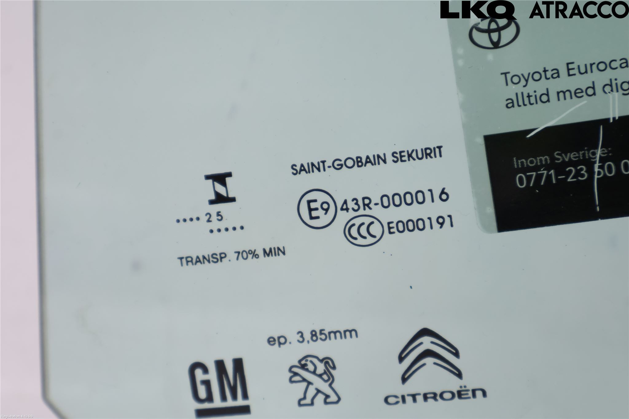 Toyota PROACE CITY 20- Dørrute Foran Venstre 4 Dørs