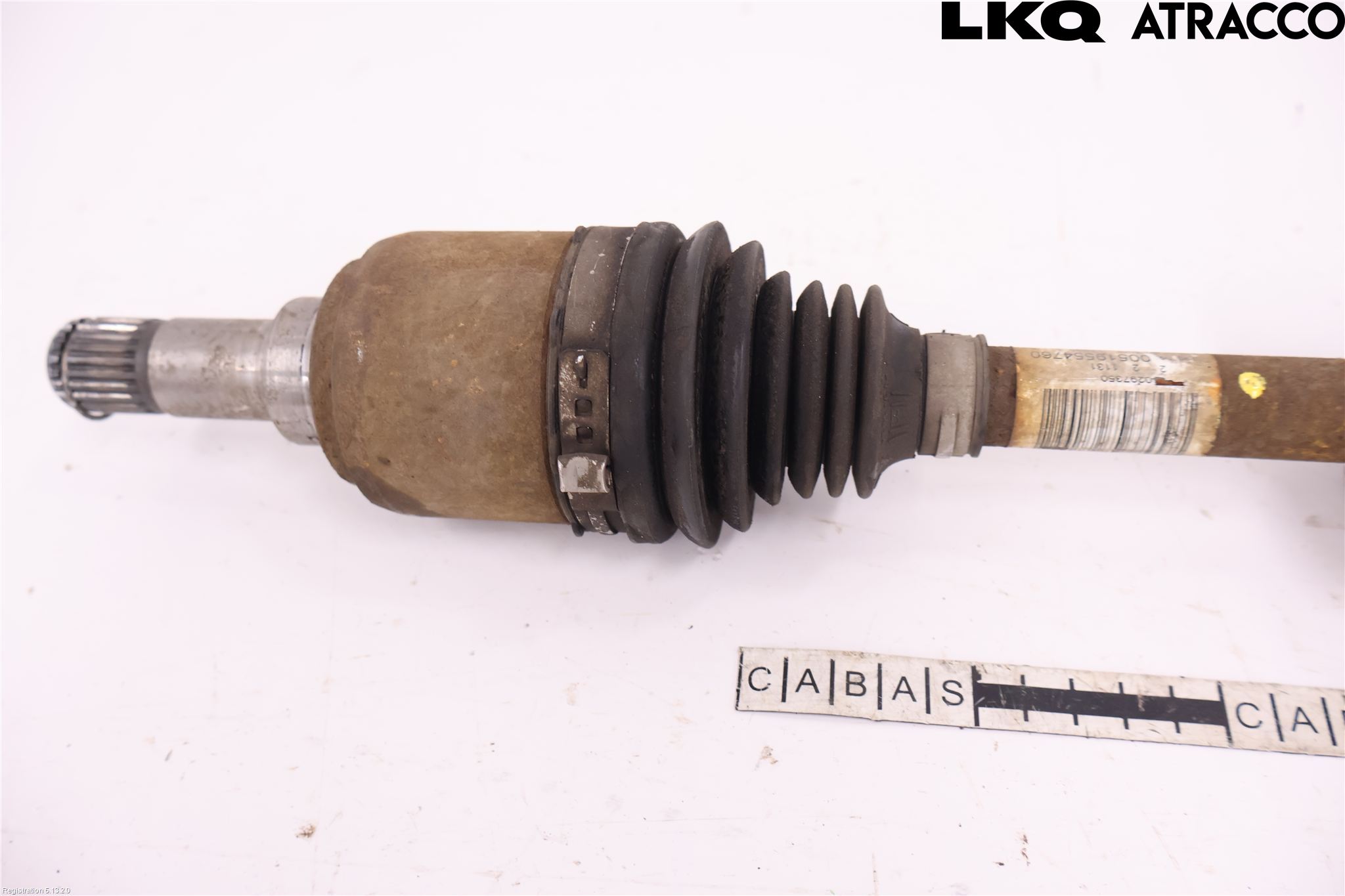 Fiat 500 07- Drivaksel Foran Kompl Høyre